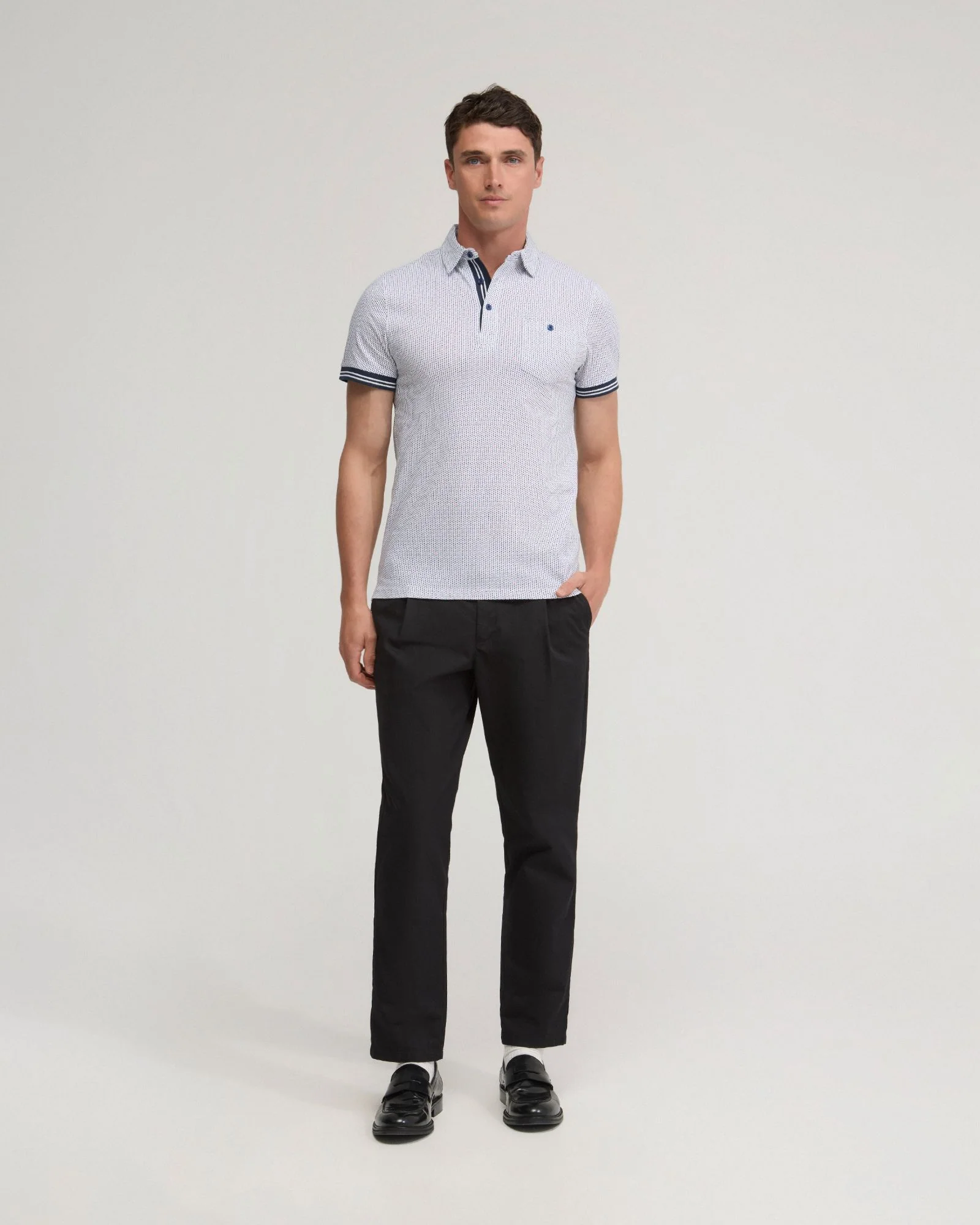 Milo Cotton Jersey Printed Polo - Image 7
