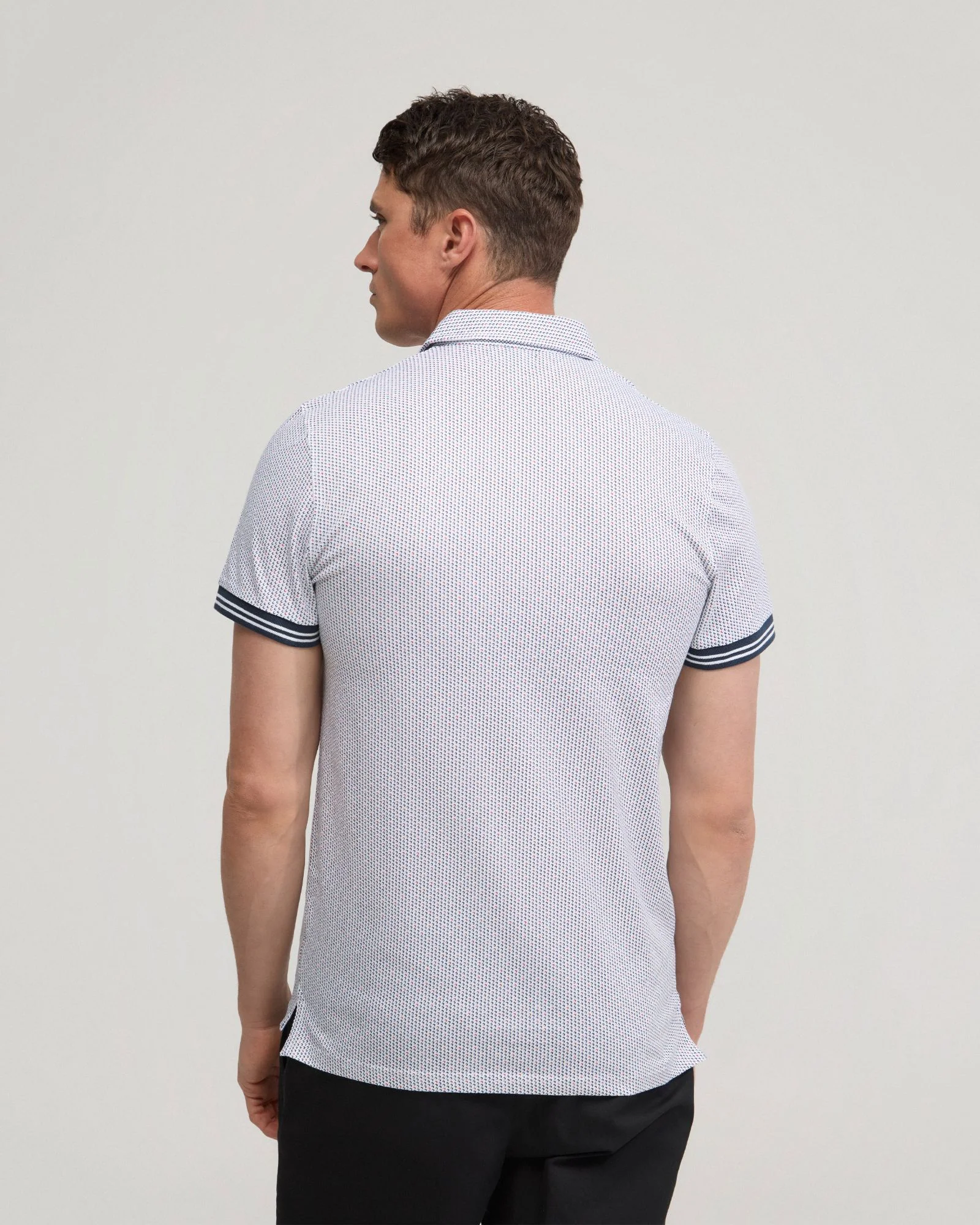 Milo Cotton Jersey Printed Polo - Image 9