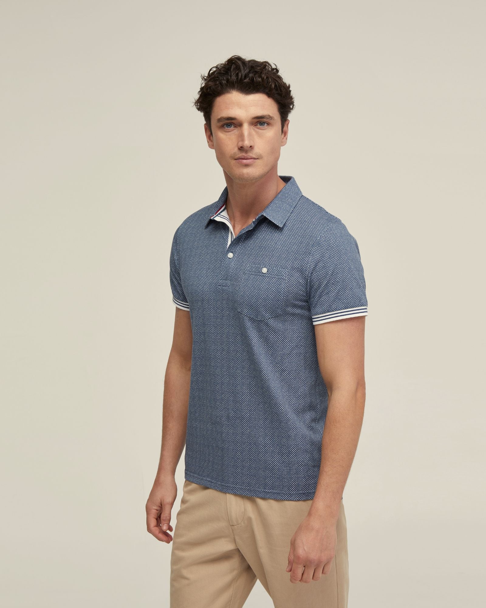 Milo Cotton Jersey Printed Polo - Image 2