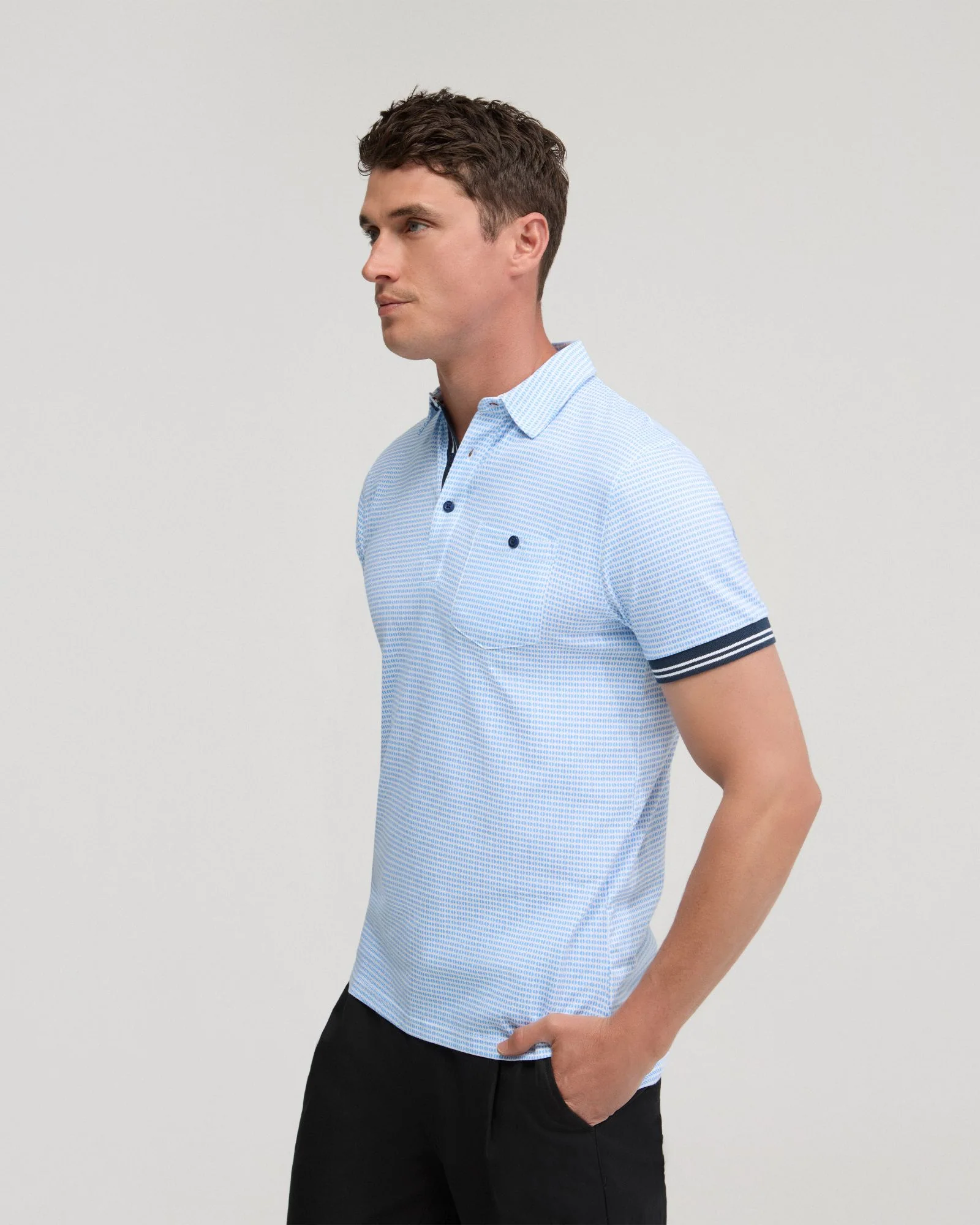 Milo Cotton Jersey Printed Polo - Image 2