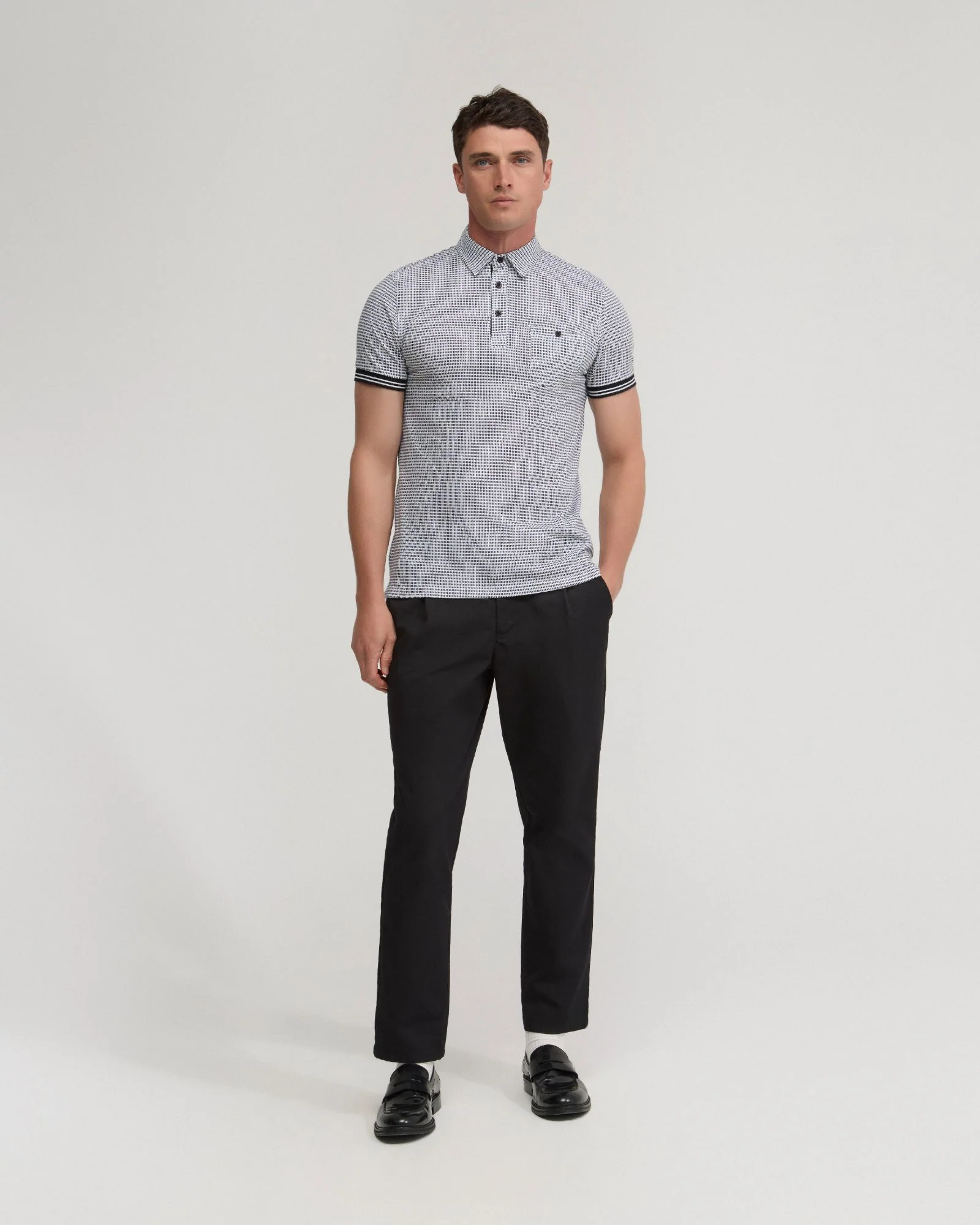 Milo Cotton Jersey Printed Polo - Image 7