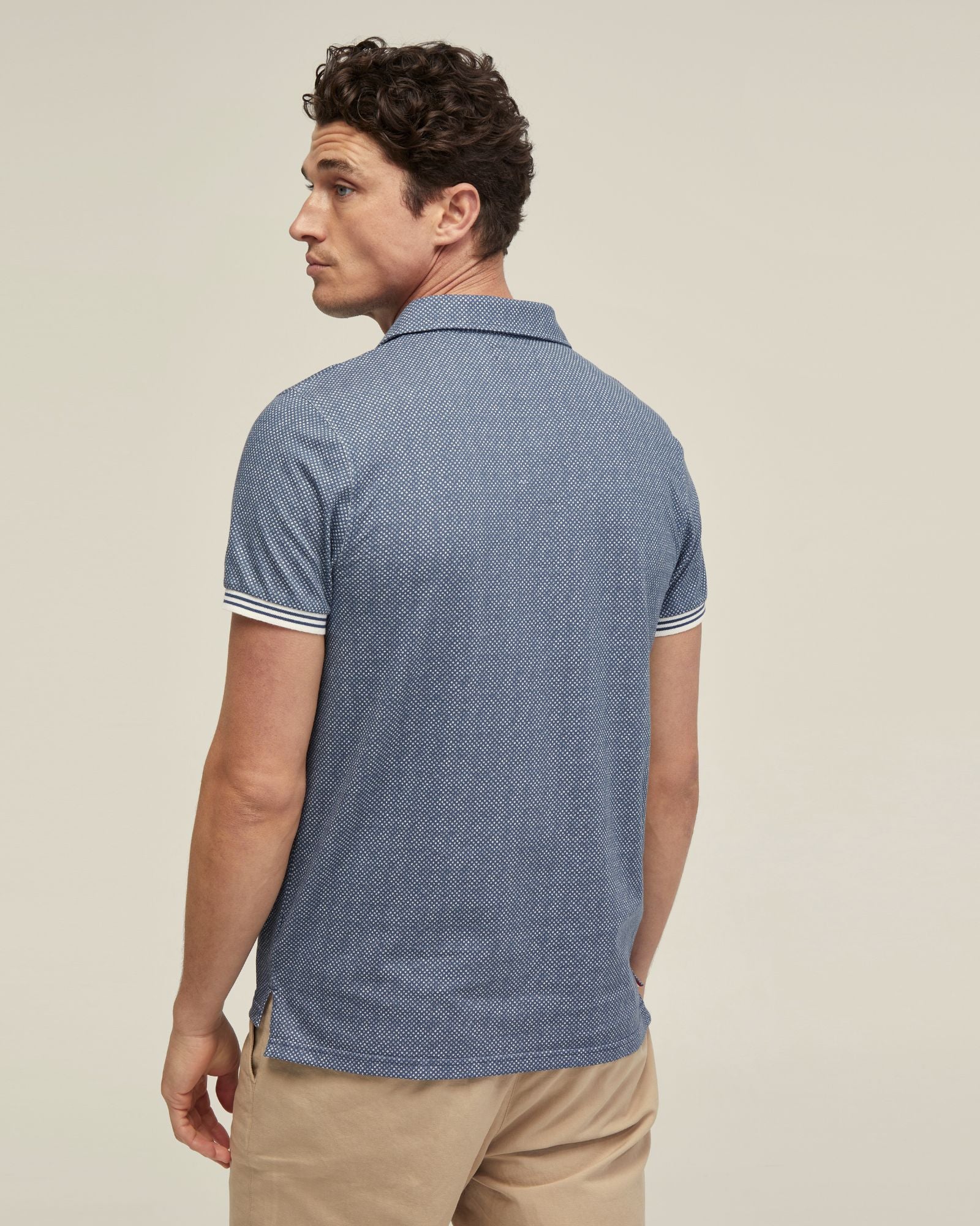 Milo Cotton Jersey Printed Polo - Image 3