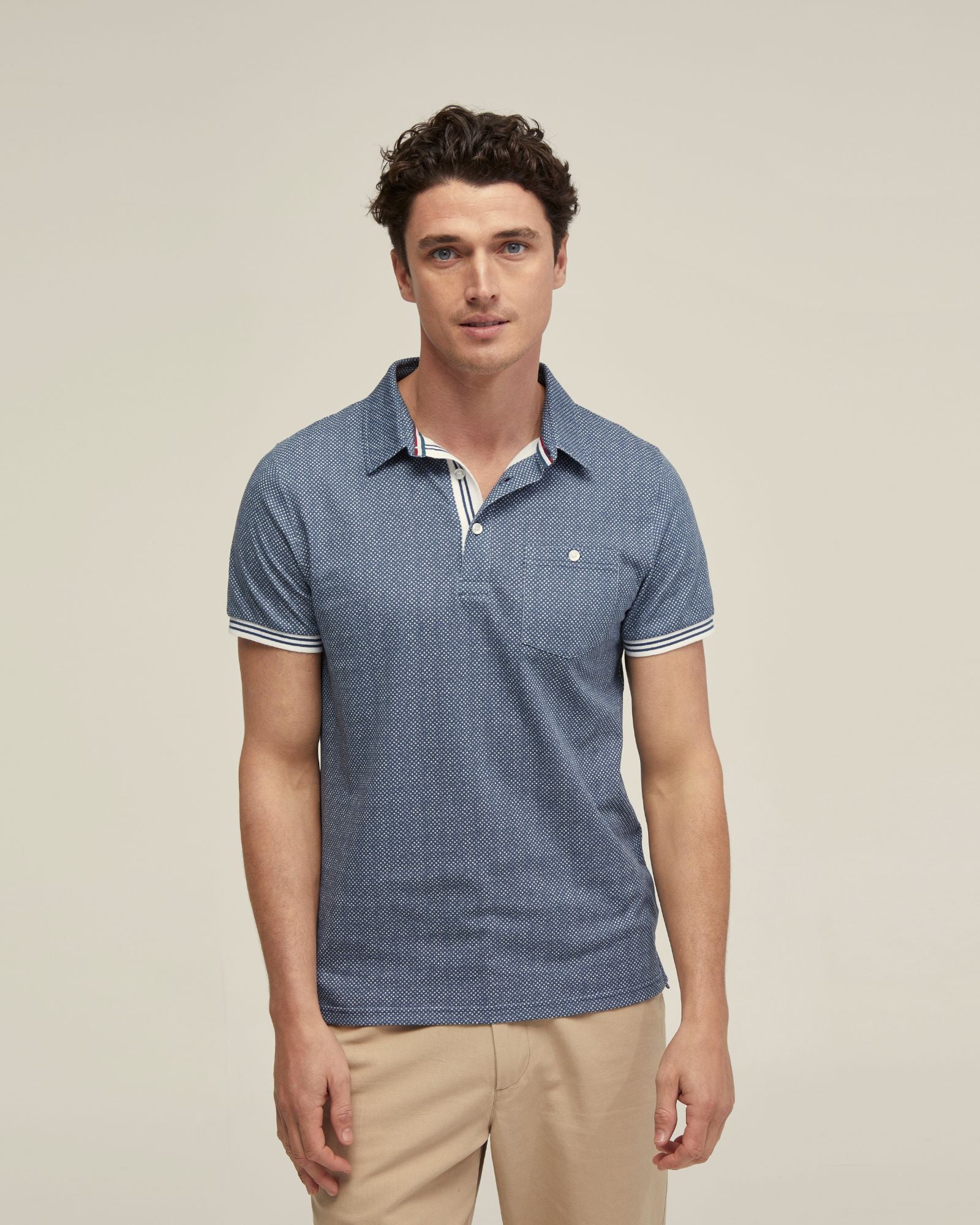 Milo Cotton Jersey Printed Polo - Image 5