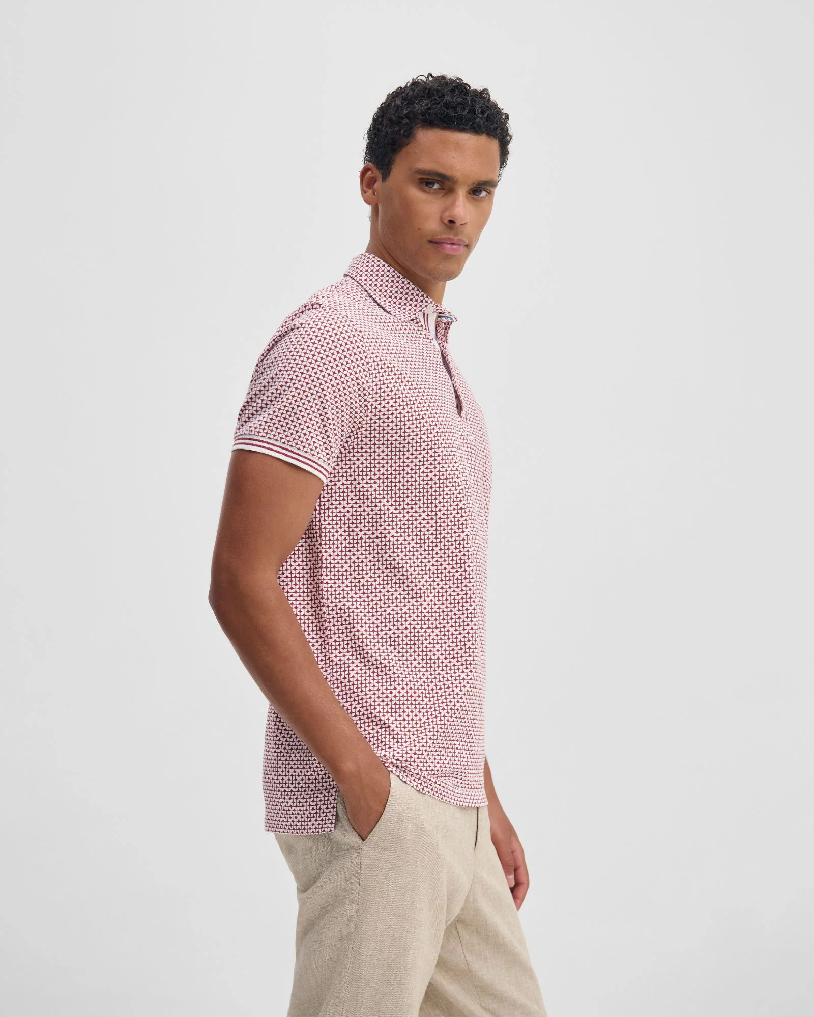 Milo Print Jersey Polo With Pocket - Image 3