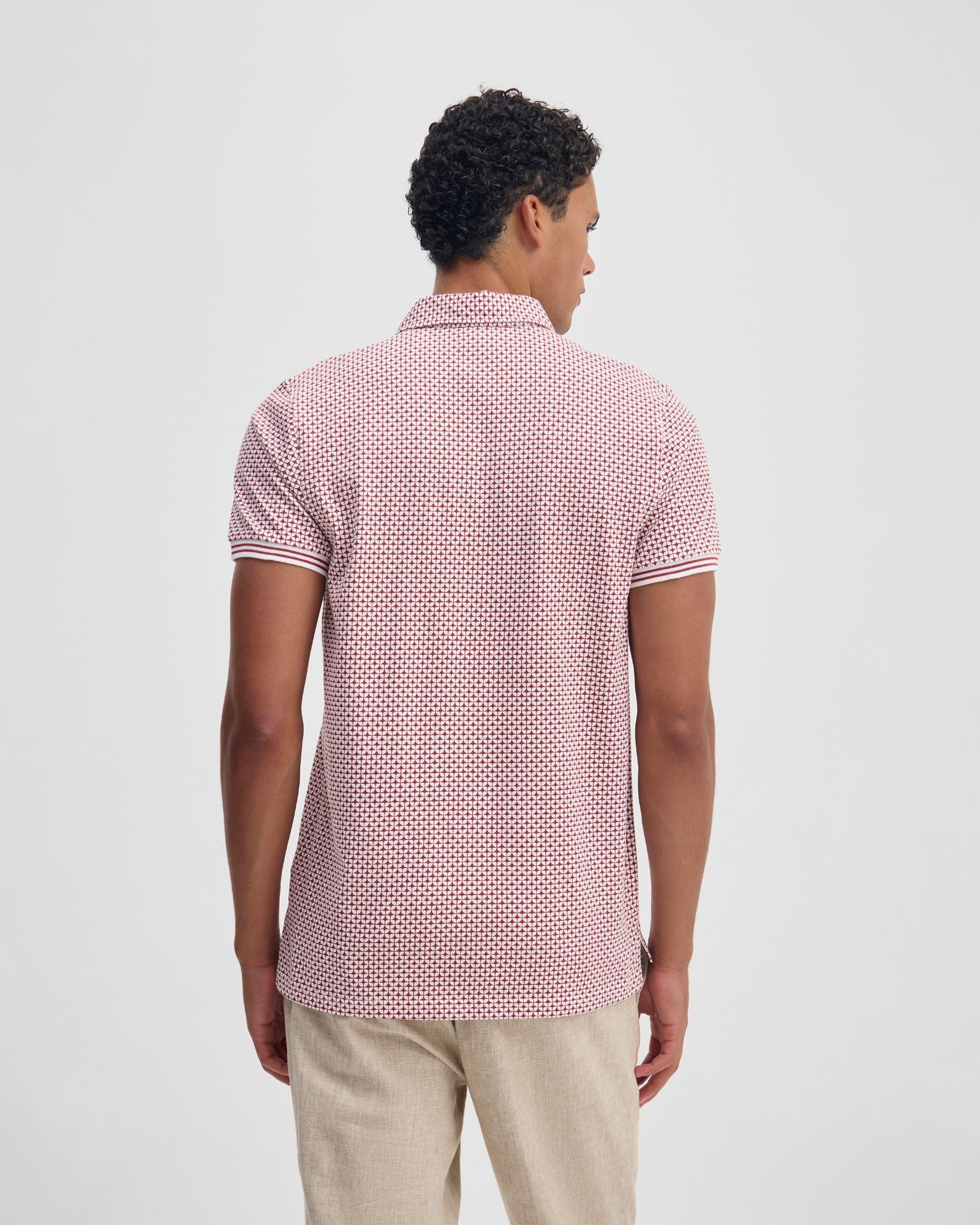 Milo Print Jersey Polo With Pocket - Image 4