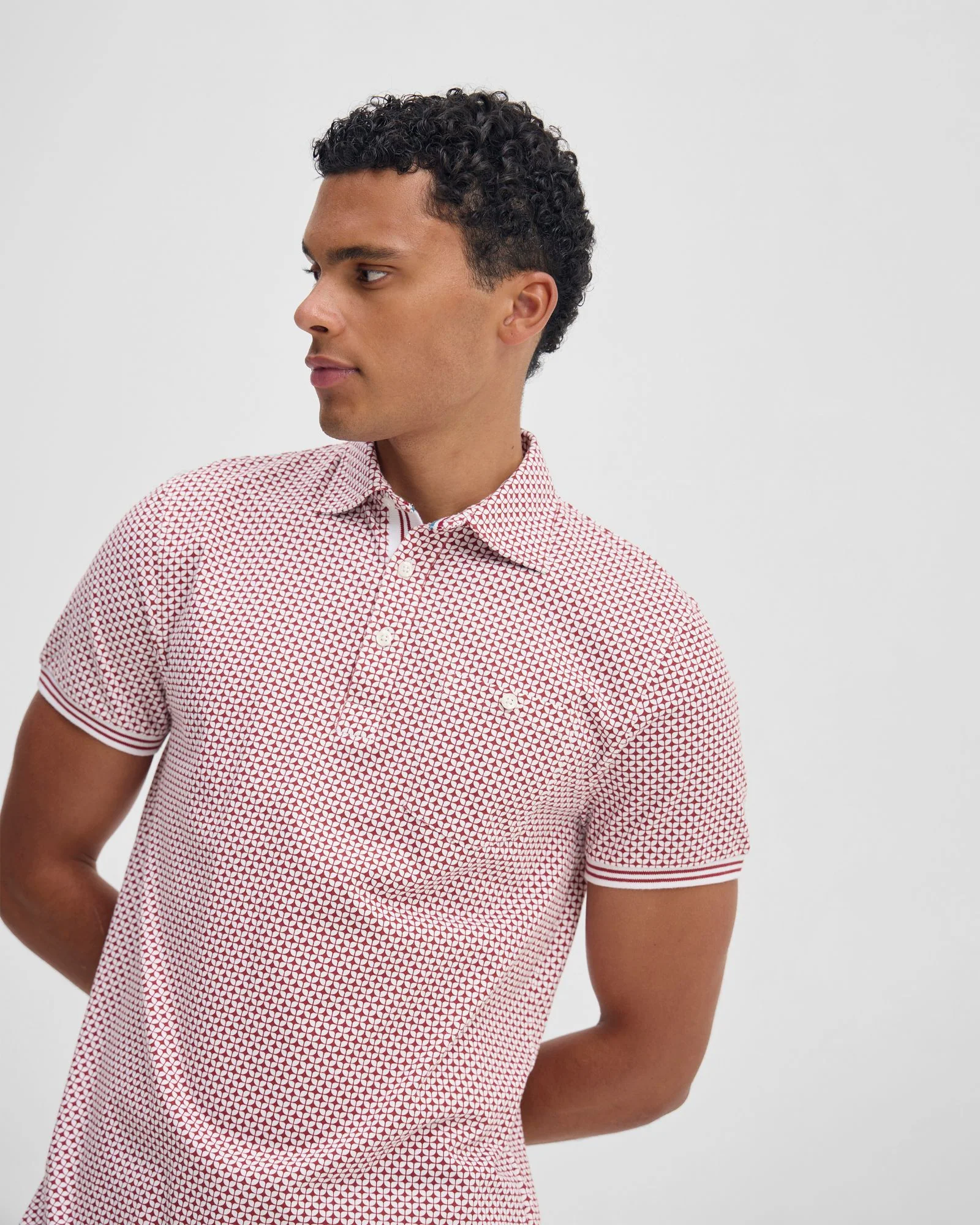 Milo Print Jersey Polo With Pocket - Image 5