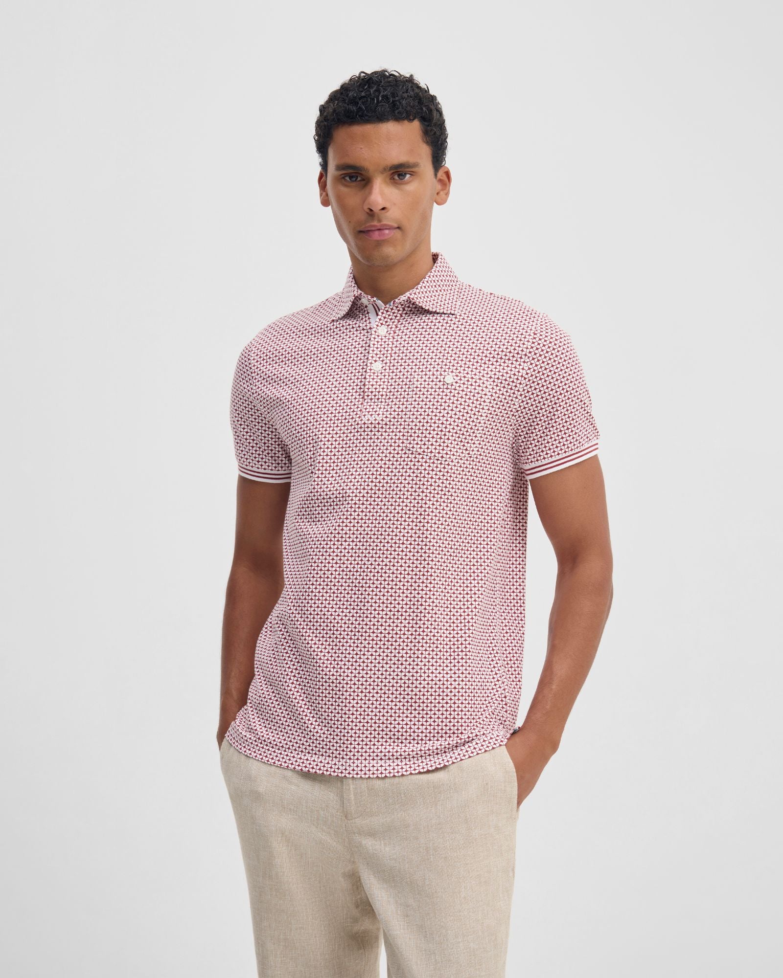 Milo Print Jersey Polo With Pocket - Image 6