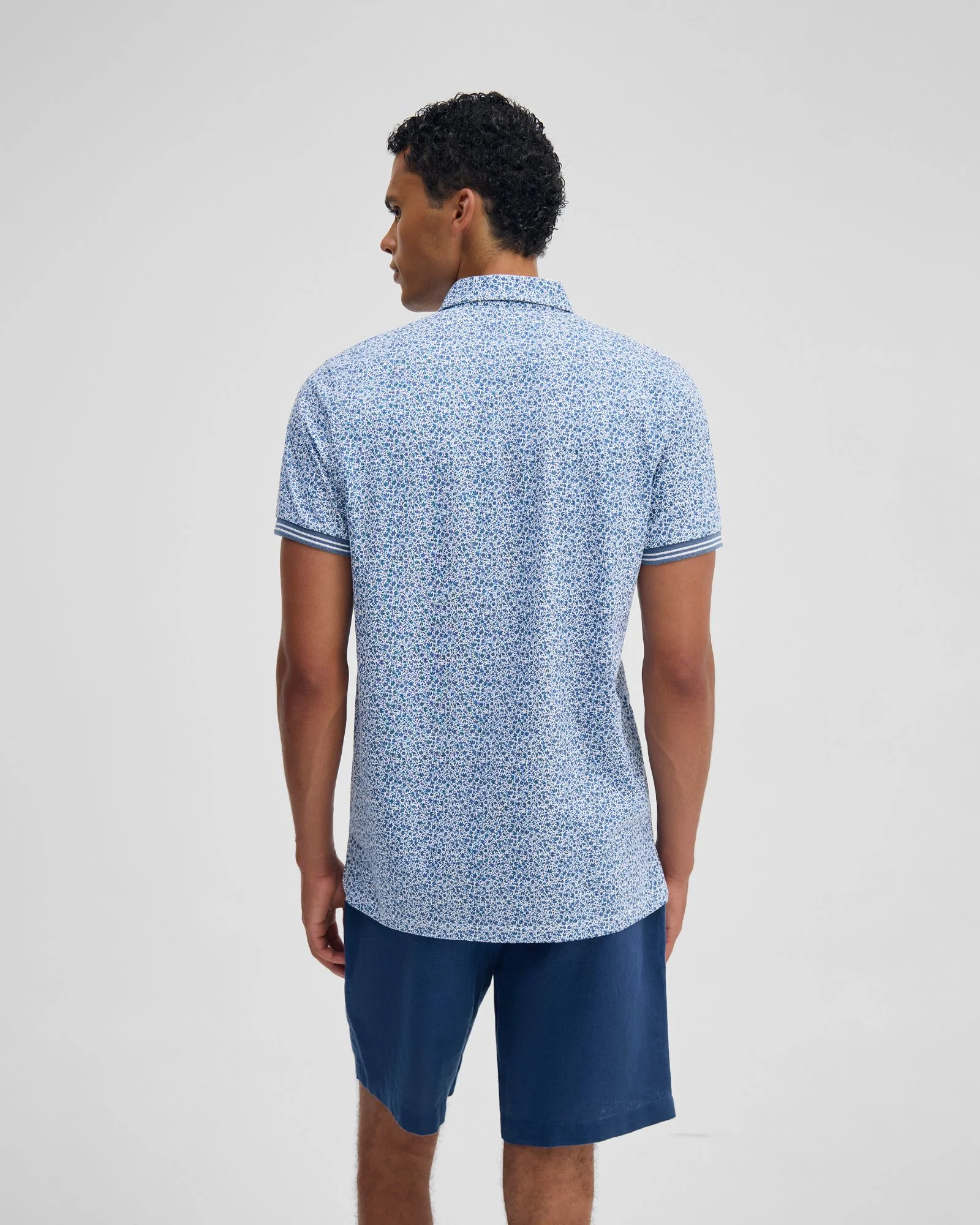 Milo Printed Jersey Polo - Image 4