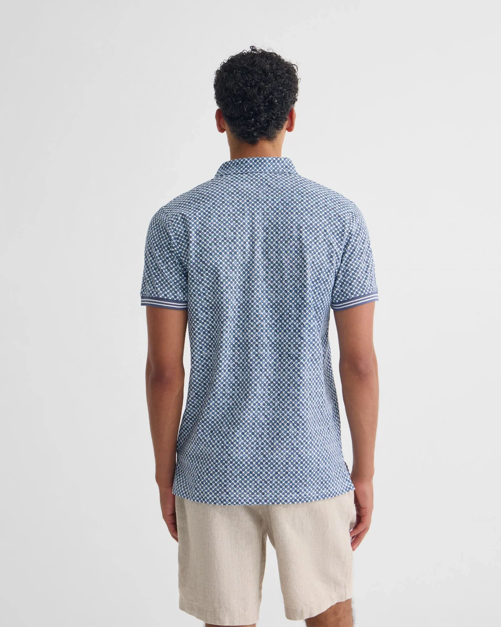 Milo Printed Jersey Polo With Pocket - Image 4