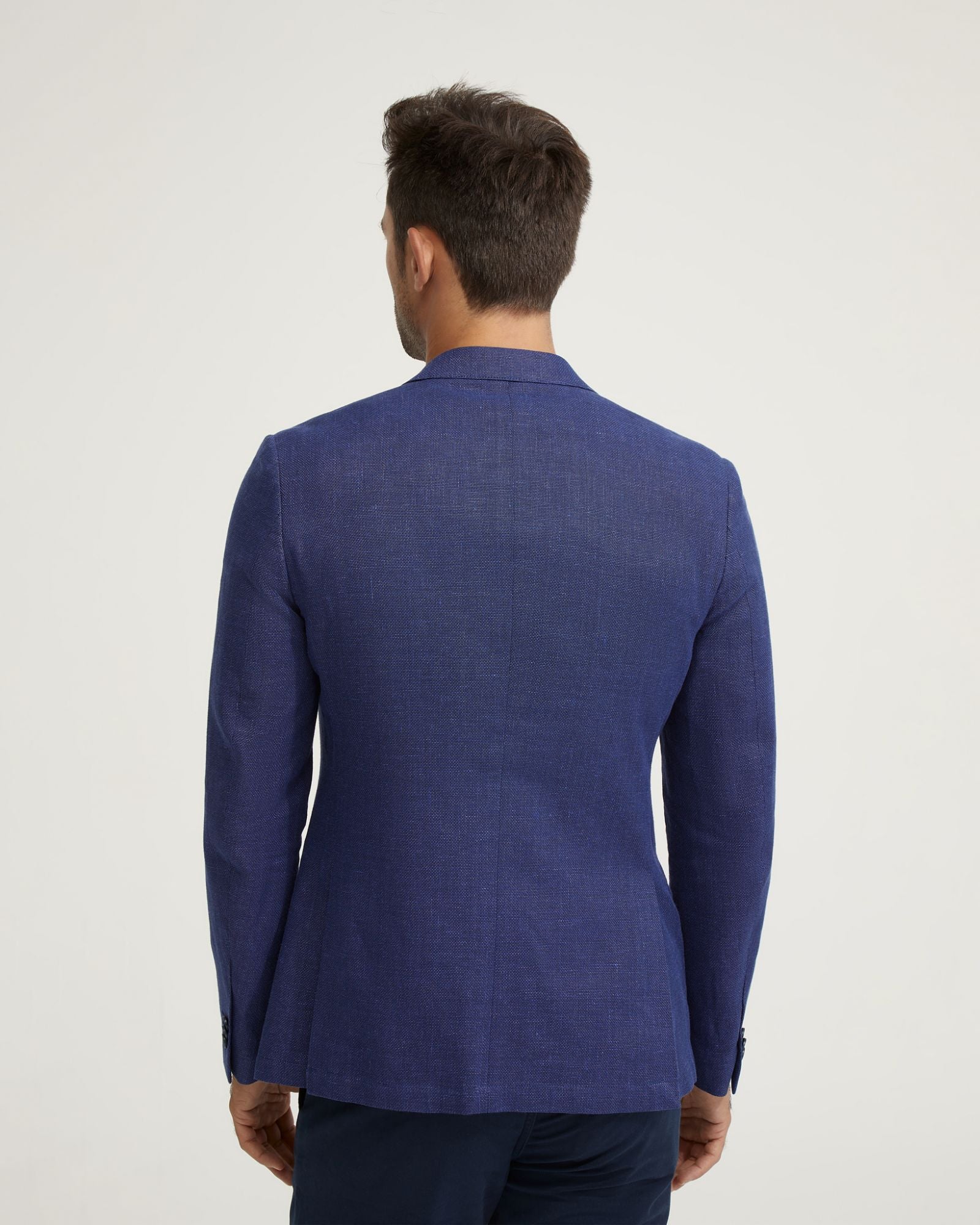 Milton Half Lined Linen Cotton Blzr - Image 3