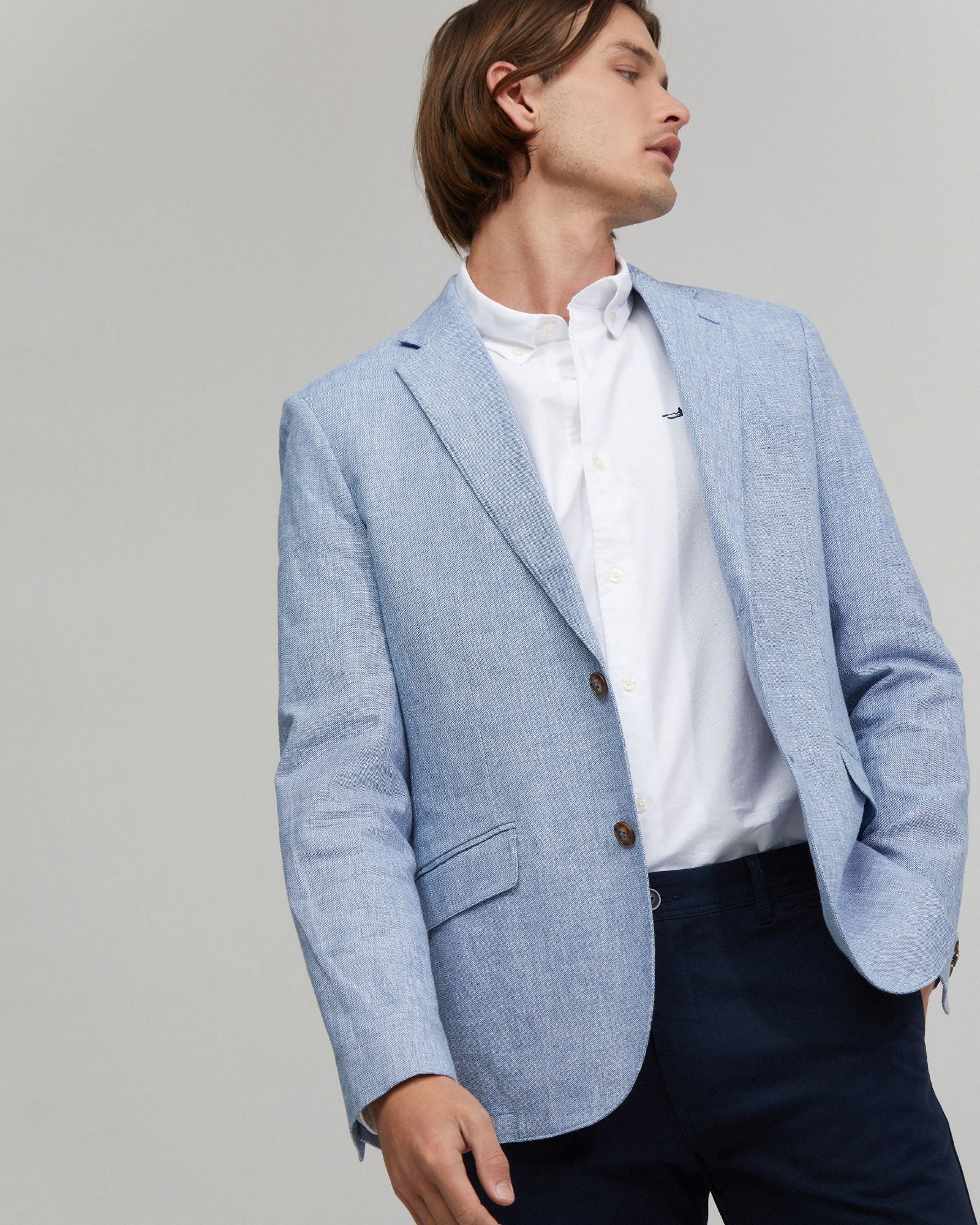 Milton Linen Blend Blazer - Image 4