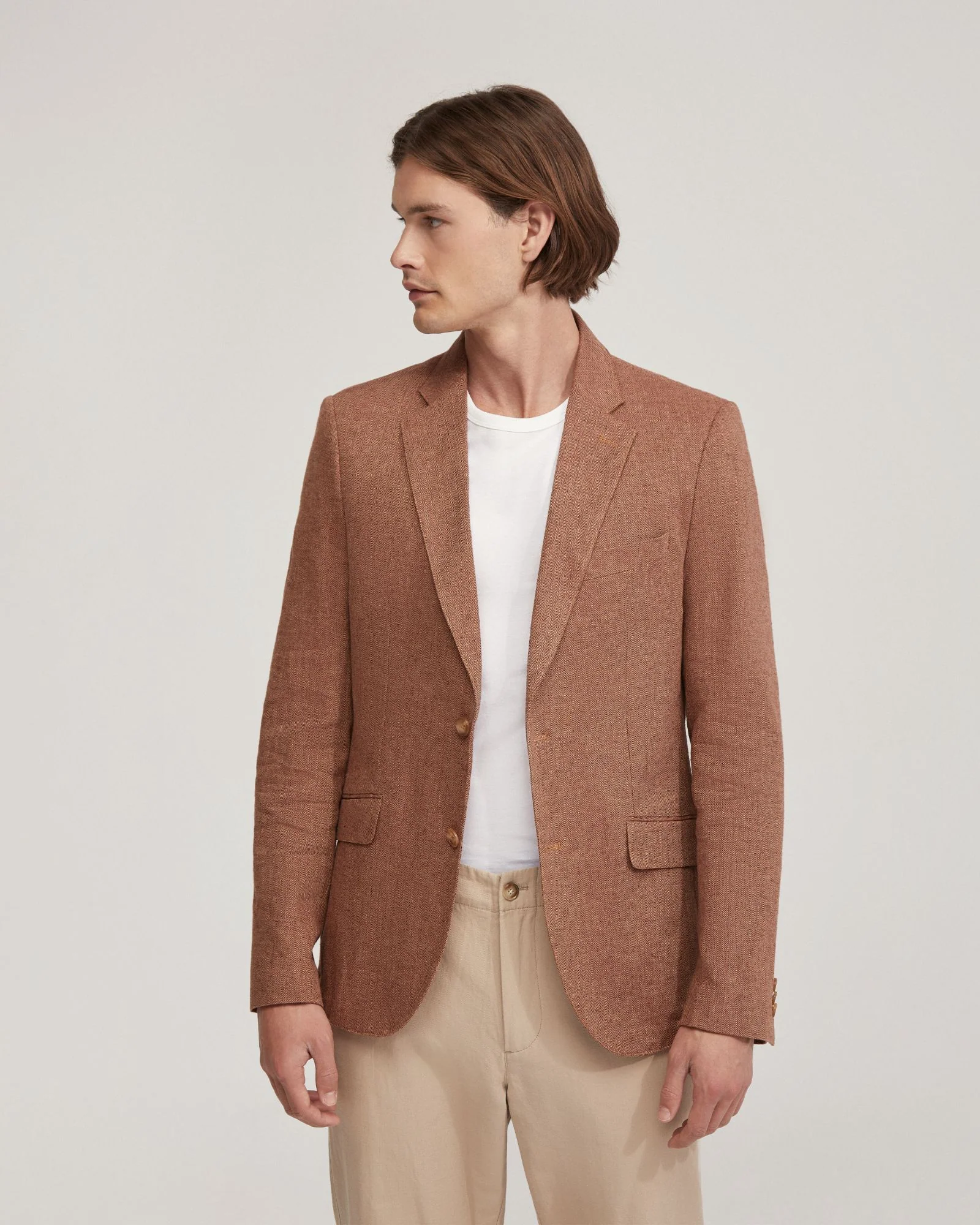 Milton Linen Blend Blazer - Image 11