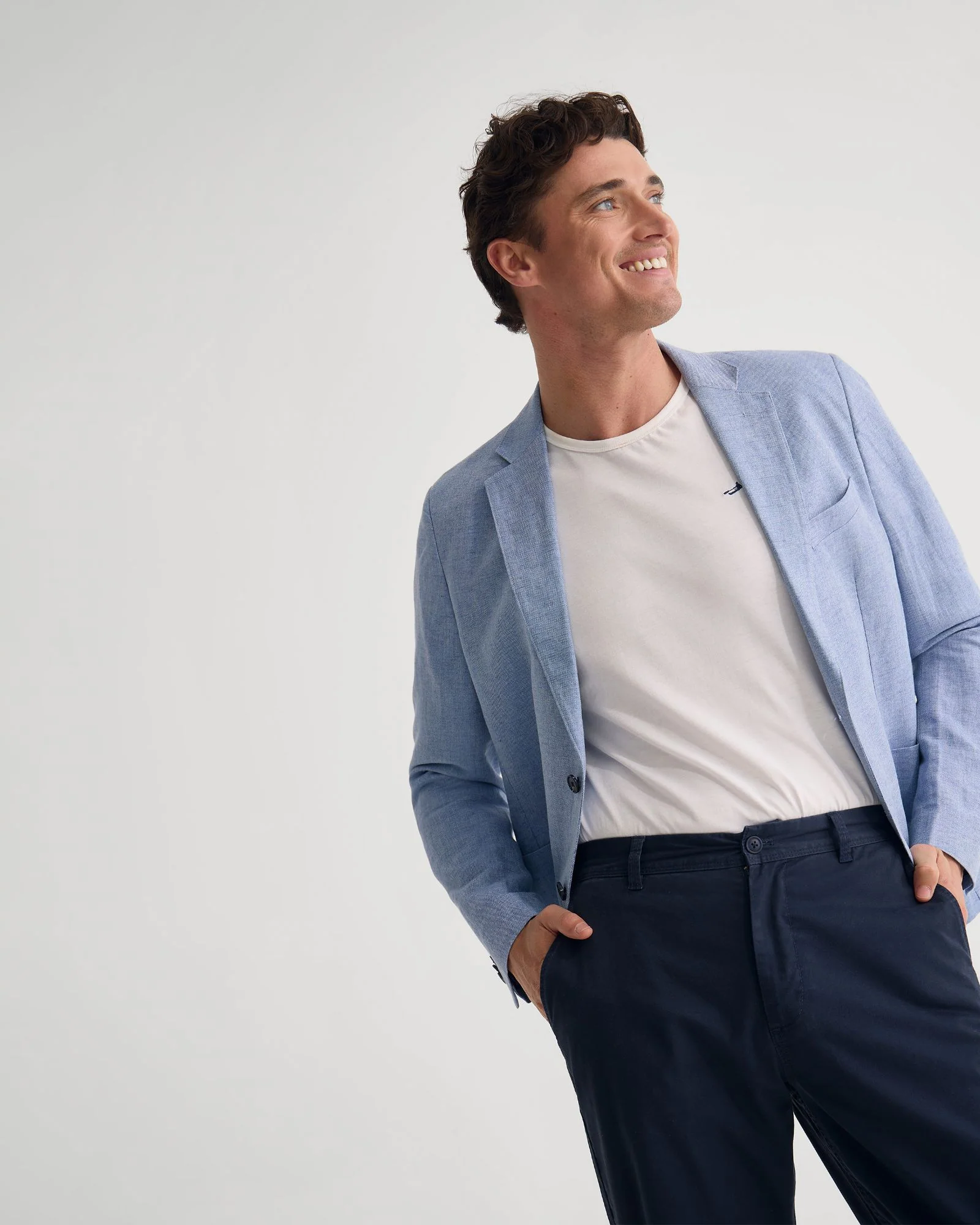 Milton Linen Blend Blazer - Image 4