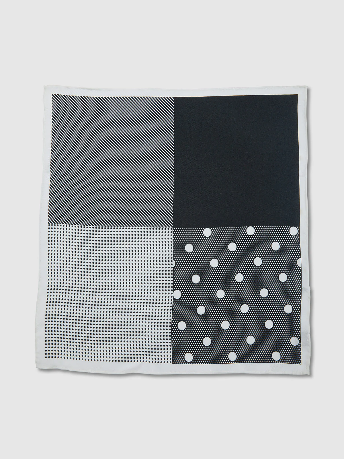 Monochrome Pocket Square - Image 3