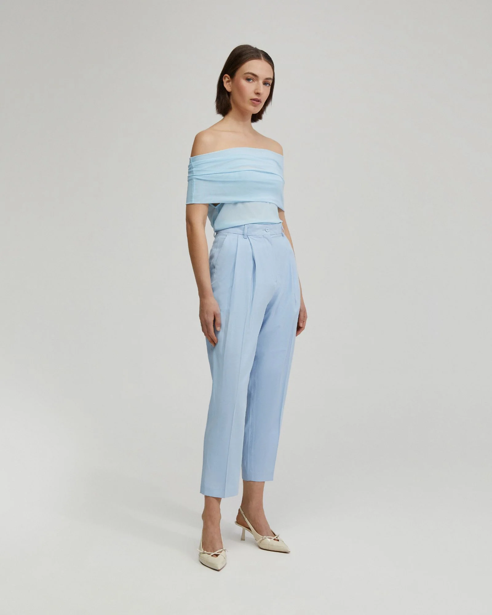 Nia Mesh Off-Shoulder Top - Image 4