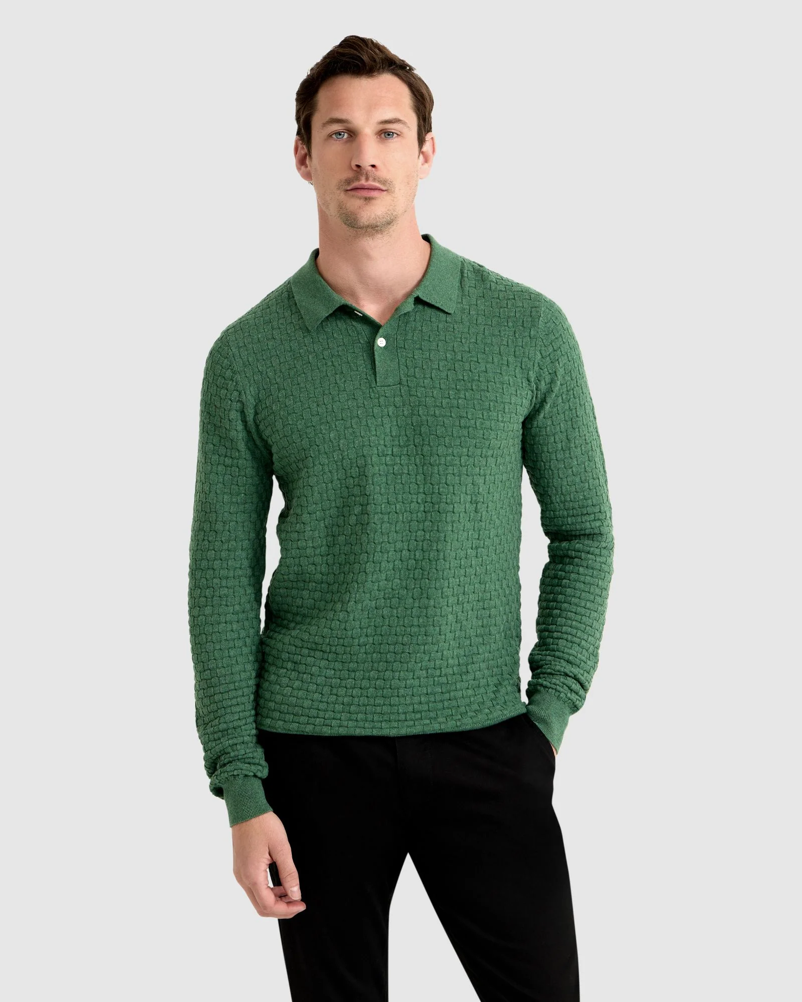 Niall Textured Polo - Image 10