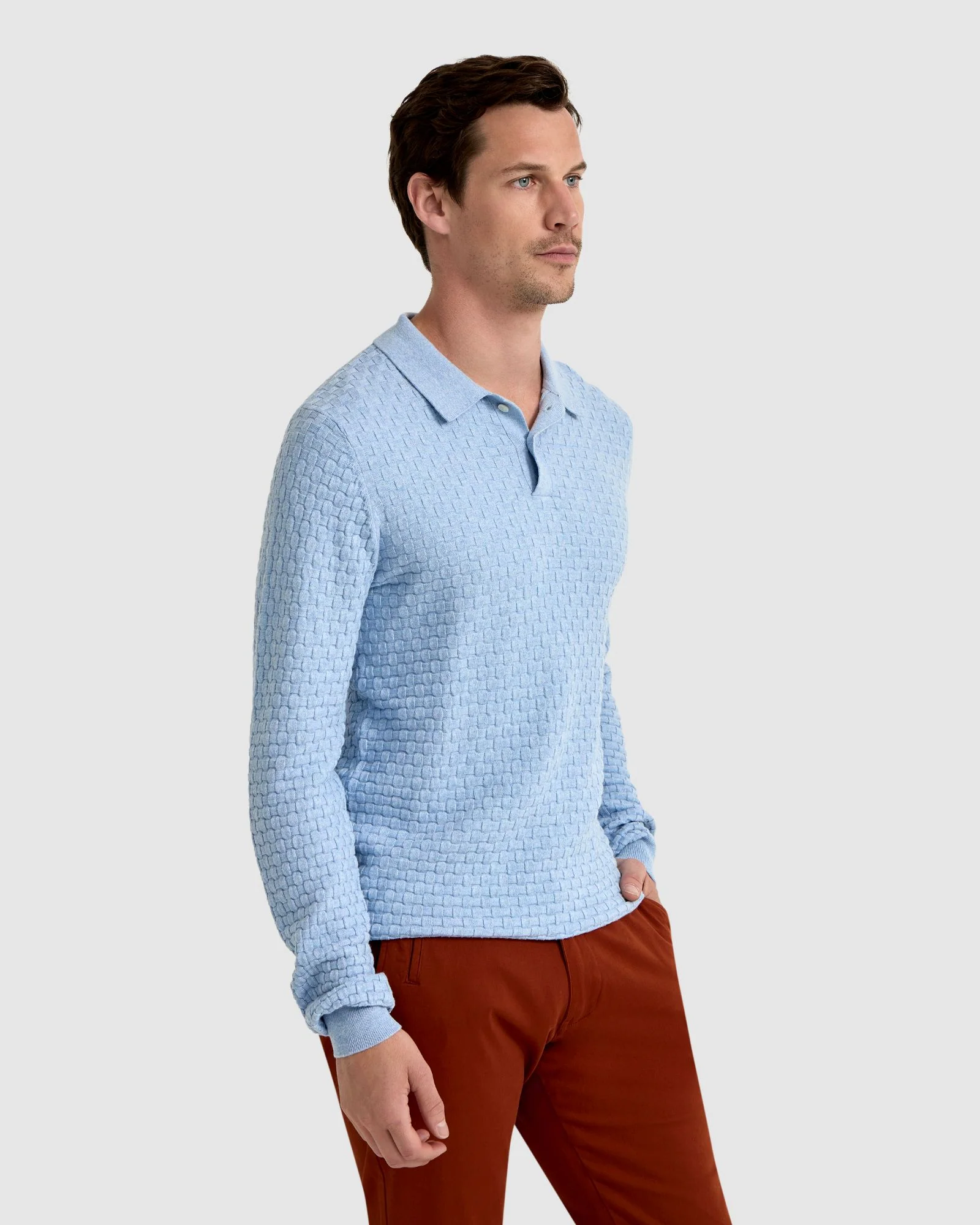 Niall Textured Polo - Image 2