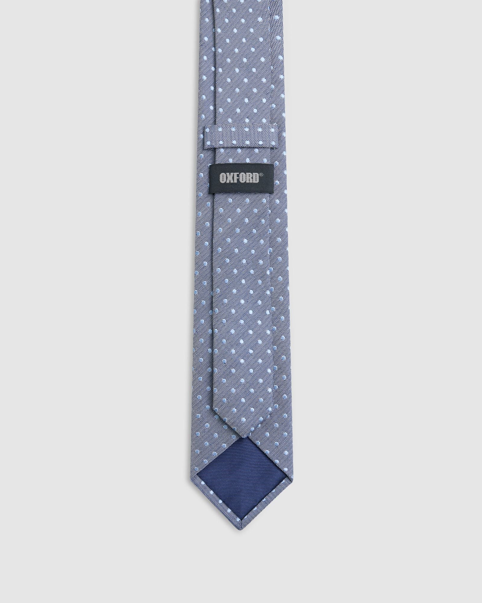 Noel Spot Grid 7Cm Tie - Image 3