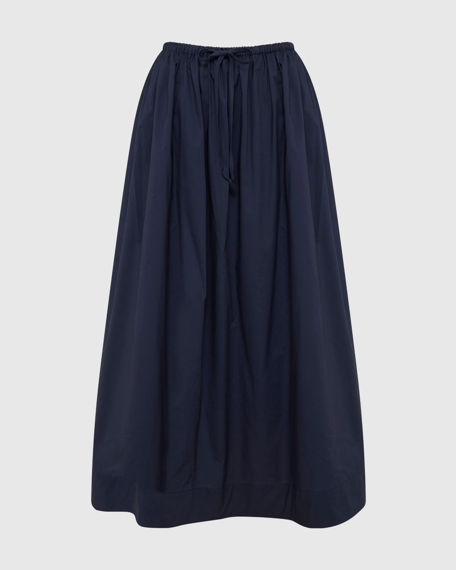 Olive Cotton Maxi Skirt - Image 7
