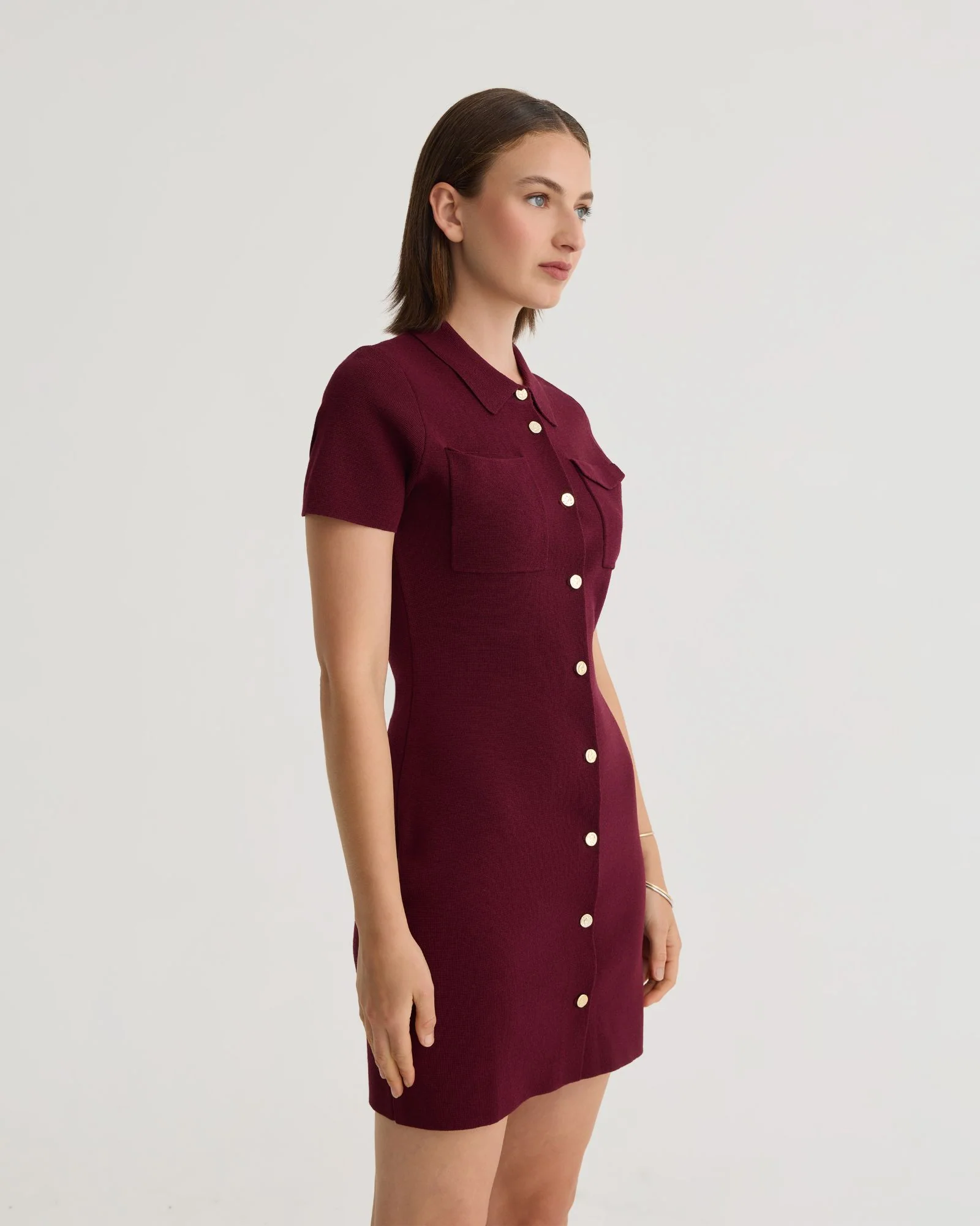 Olive Knitted Mini Dress - Image 10