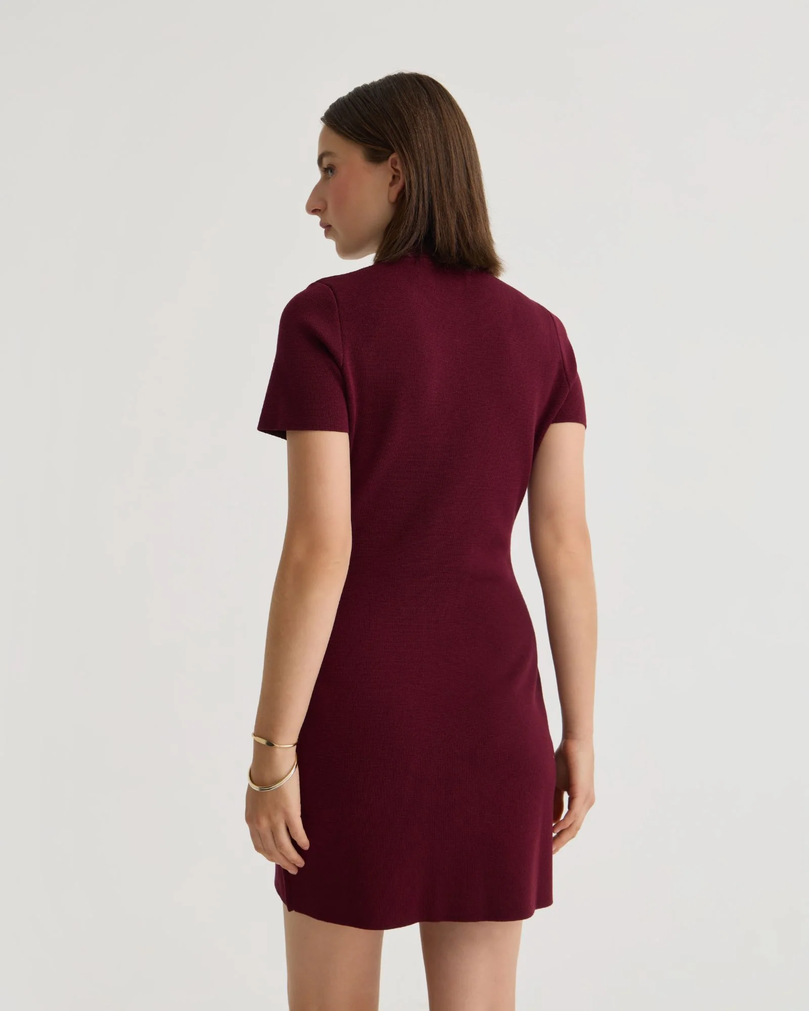 Olive Knitted Mini Dress - Image 11