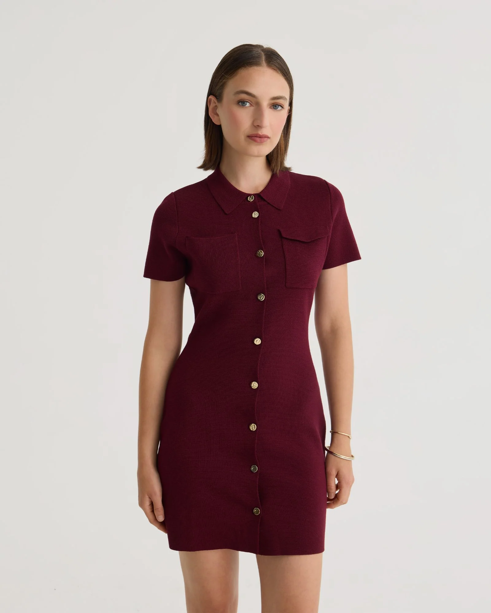 Olive Knitted Mini Dress - Image 13