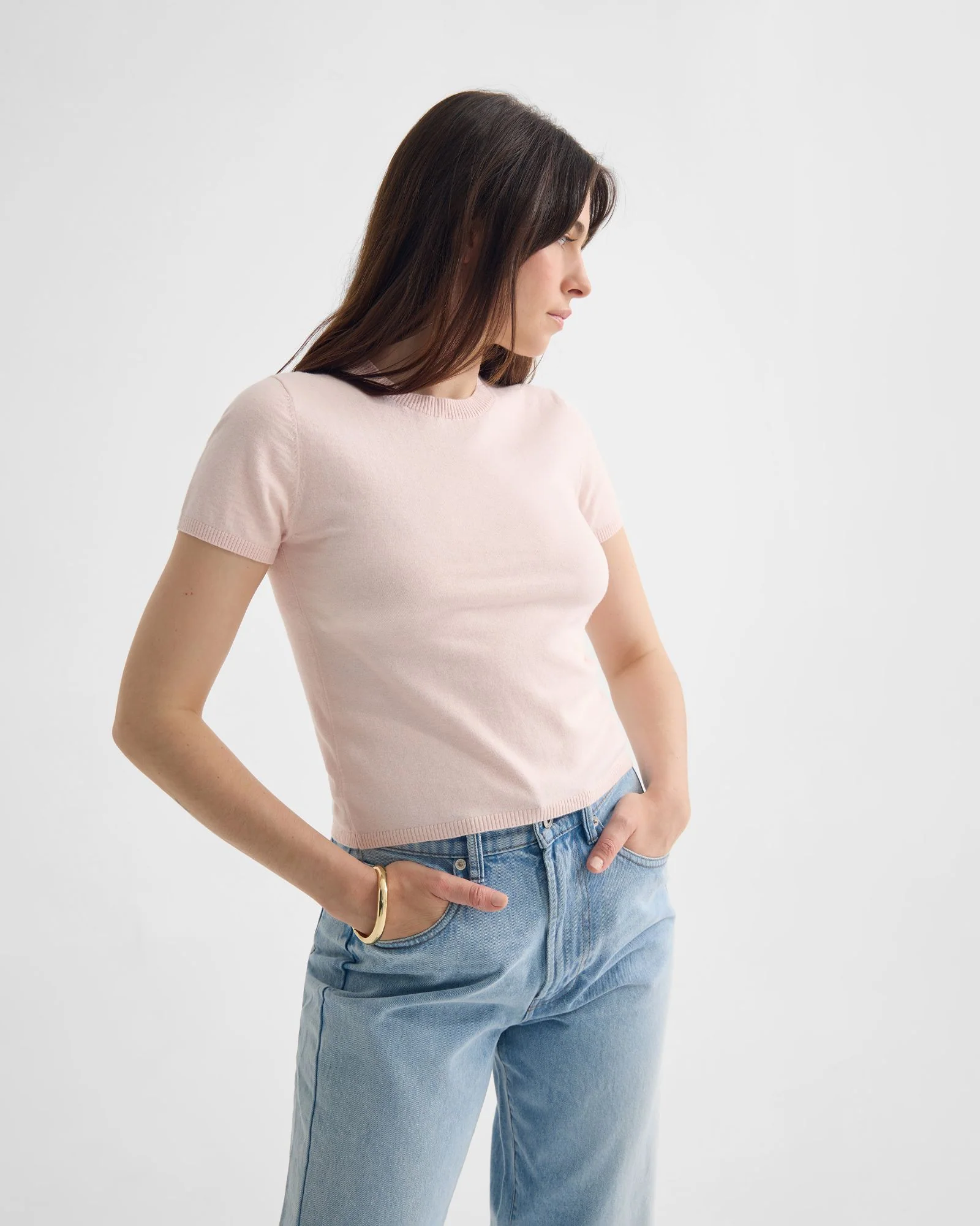 Olivia Crop Cashmere Knit - Image 10
