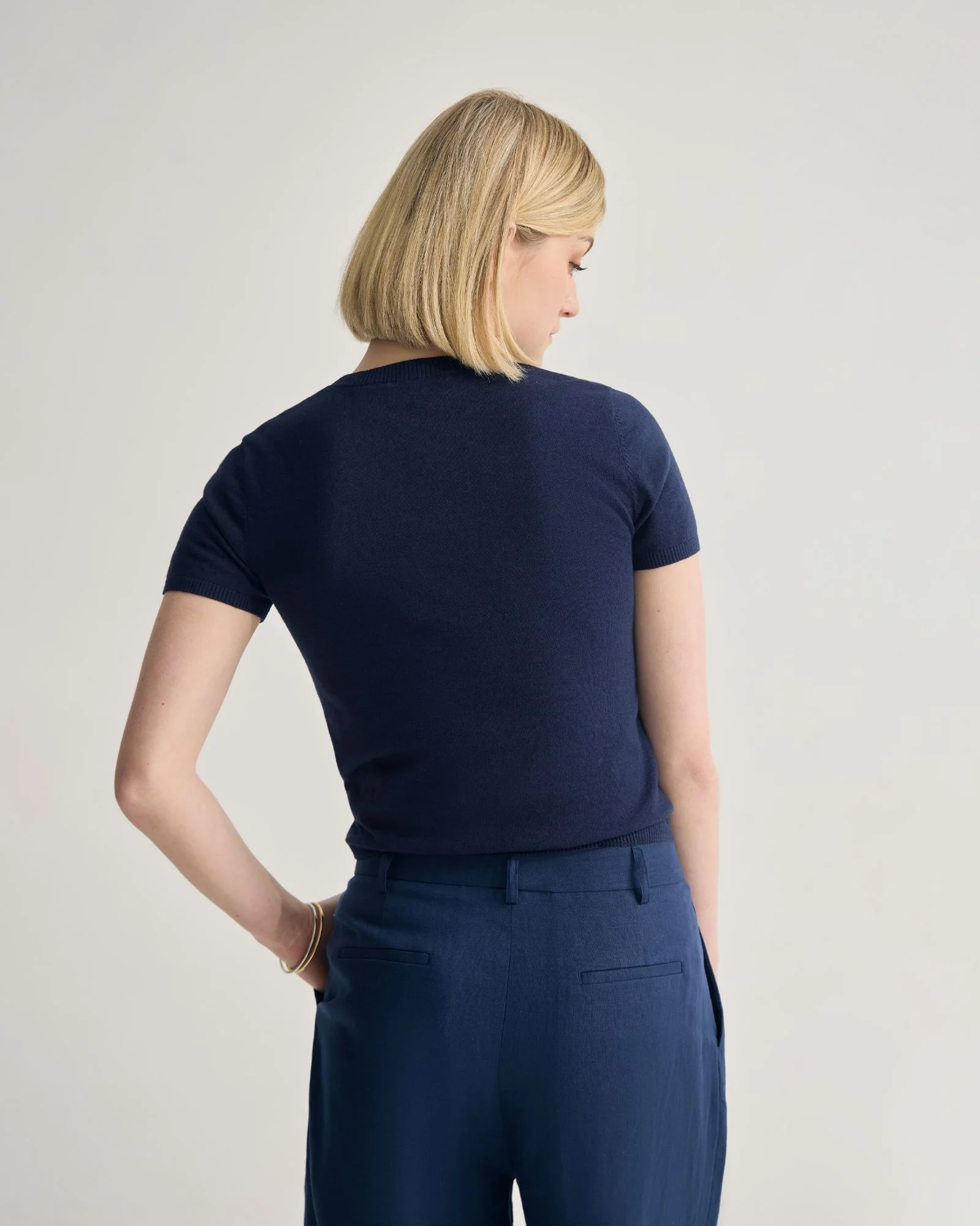 Olivia Crop Cashmere Knit - Image 3