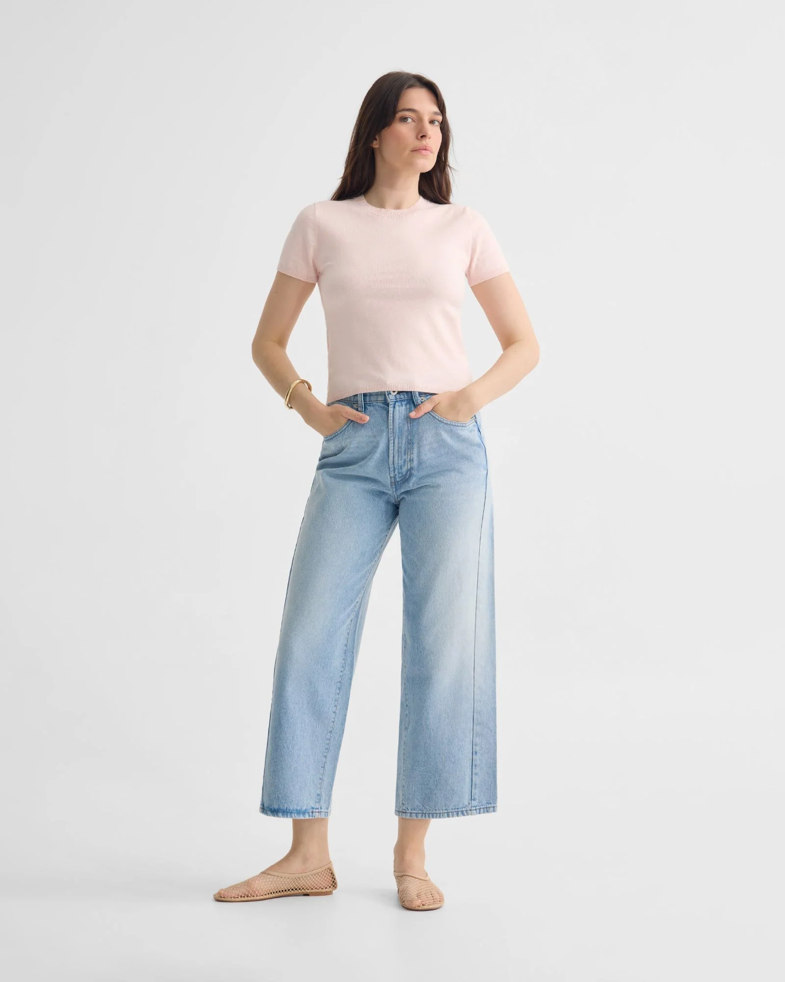Olivia Crop Cashmere Knit - Image 7