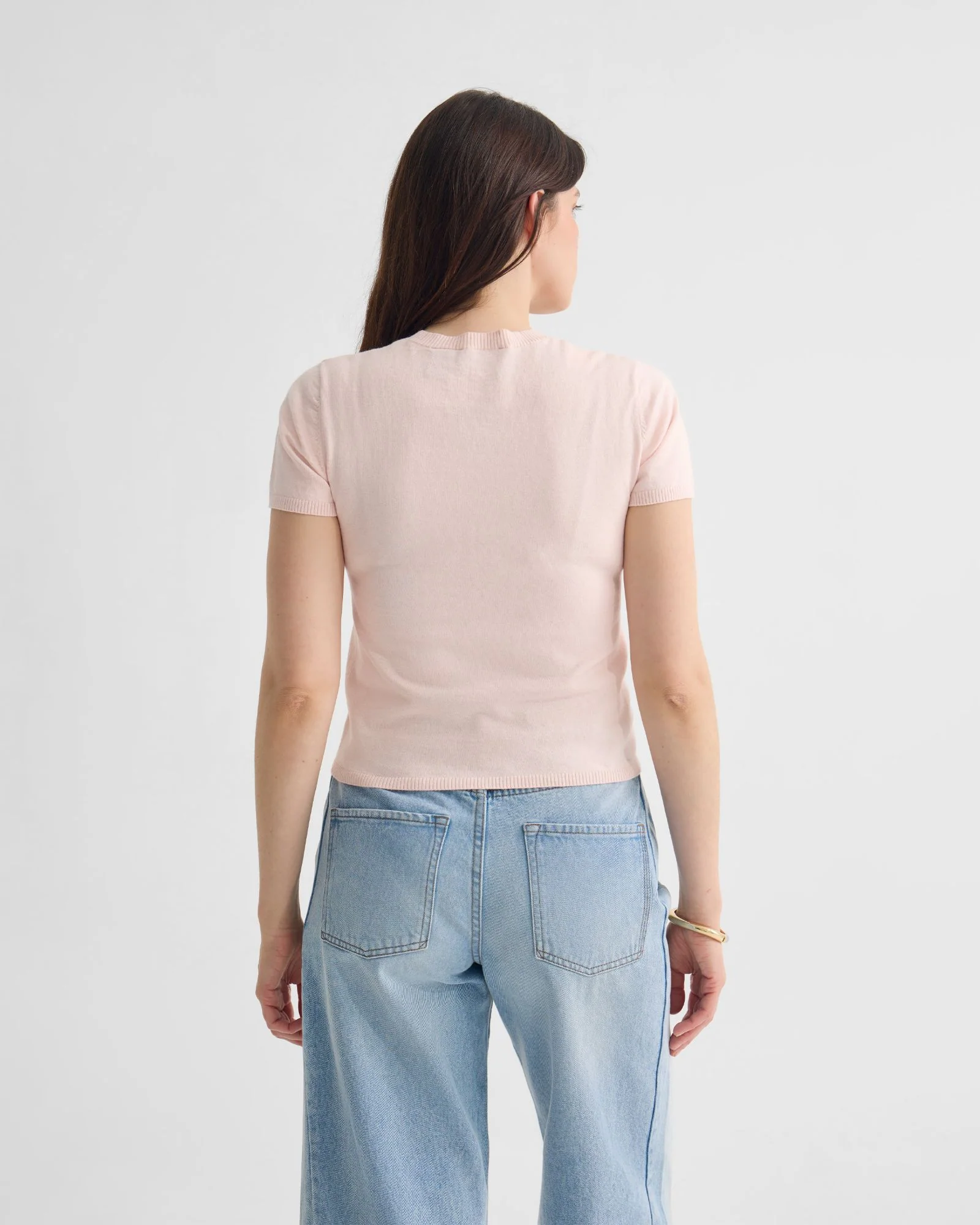 Olivia Crop Cashmere Knit - Image 9
