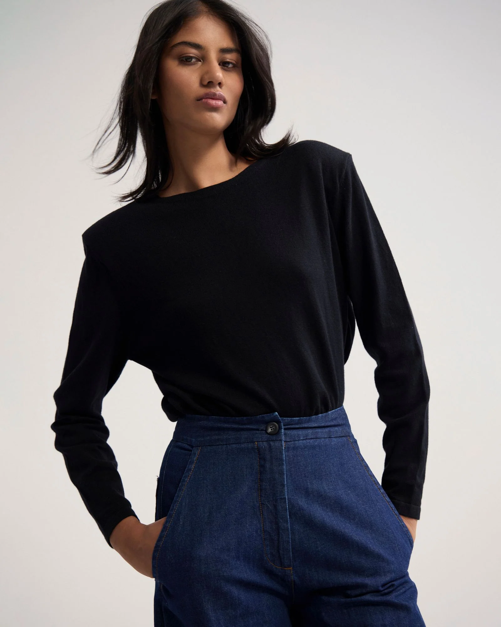 Paloma Shoulder Pad Knit - Image 4