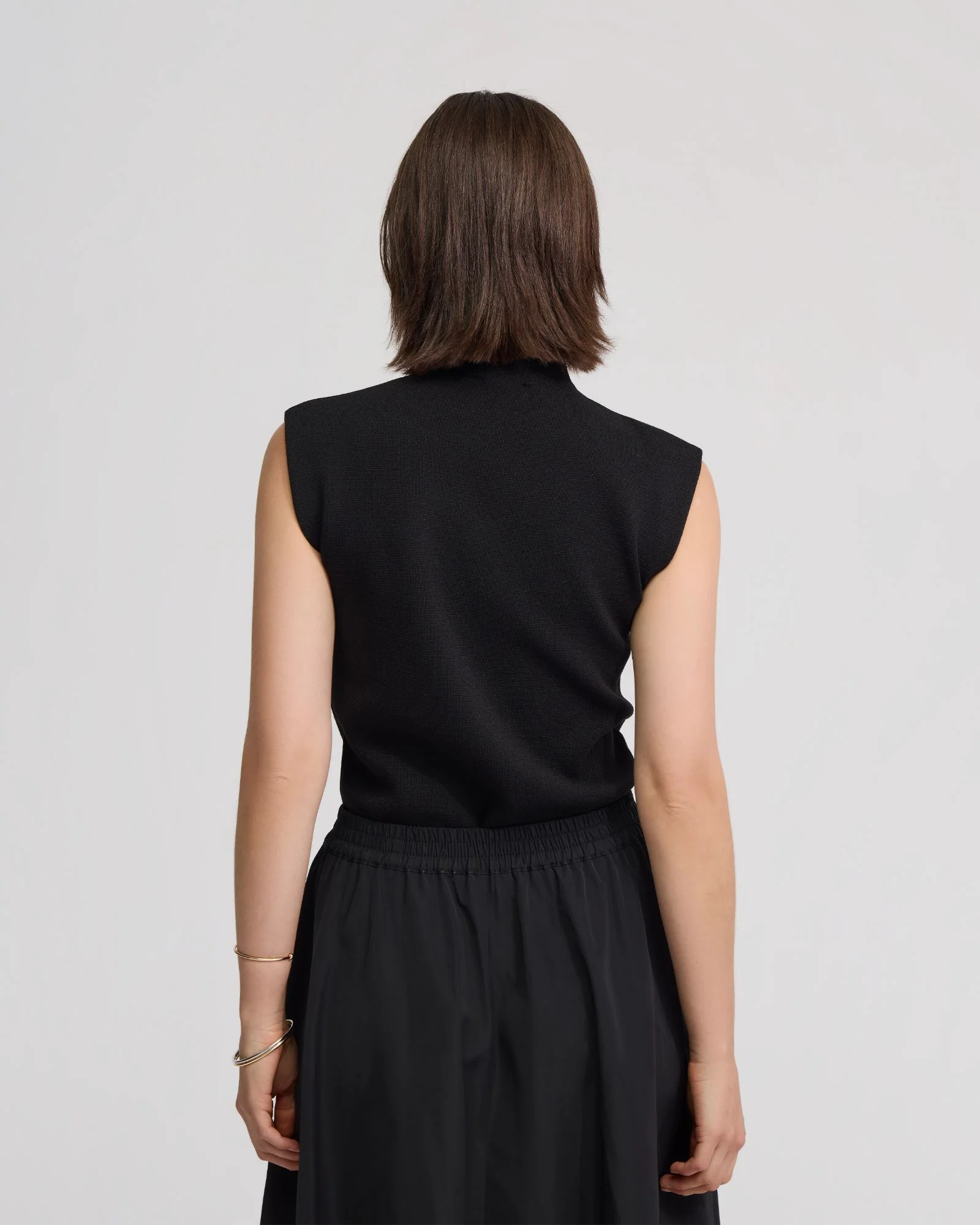 Pepper Knitted Funnel Collar Top - Image 3
