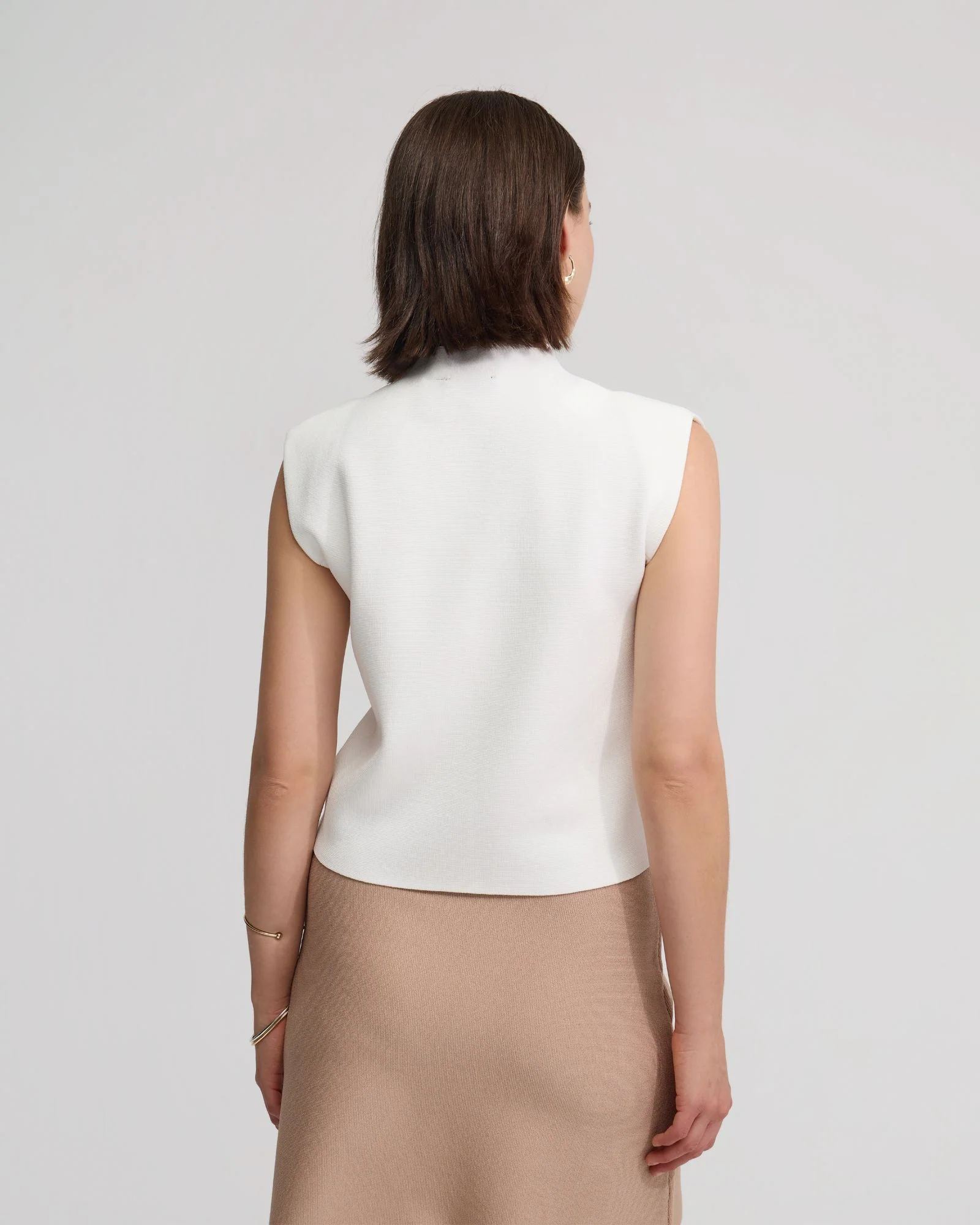 Pepper Knitted Funnel Collar Top - Image 9