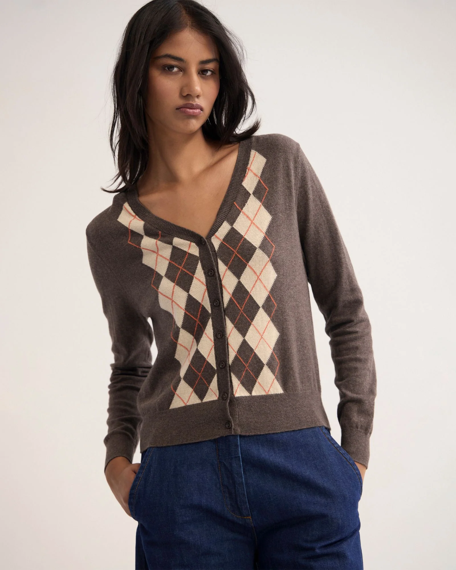 Pixie Argyle Cardigan - Image 12