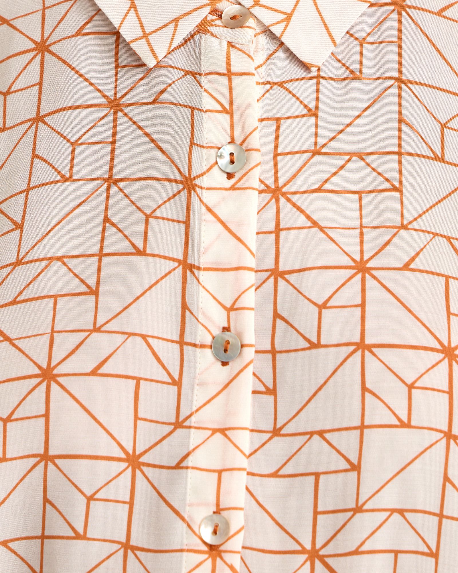 Poppy Geo Print Blouse - Image 12