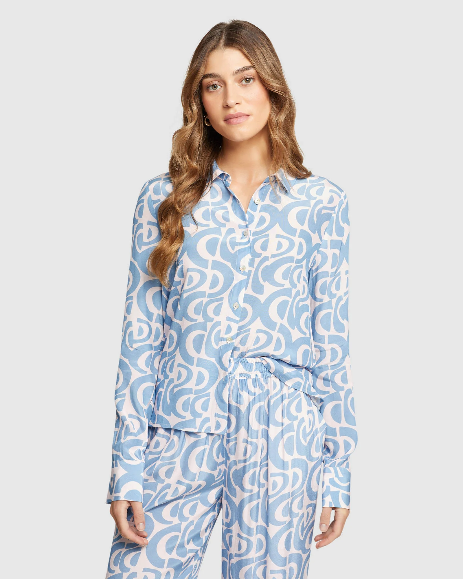 Poppy Geo Print Shirt - Image 5