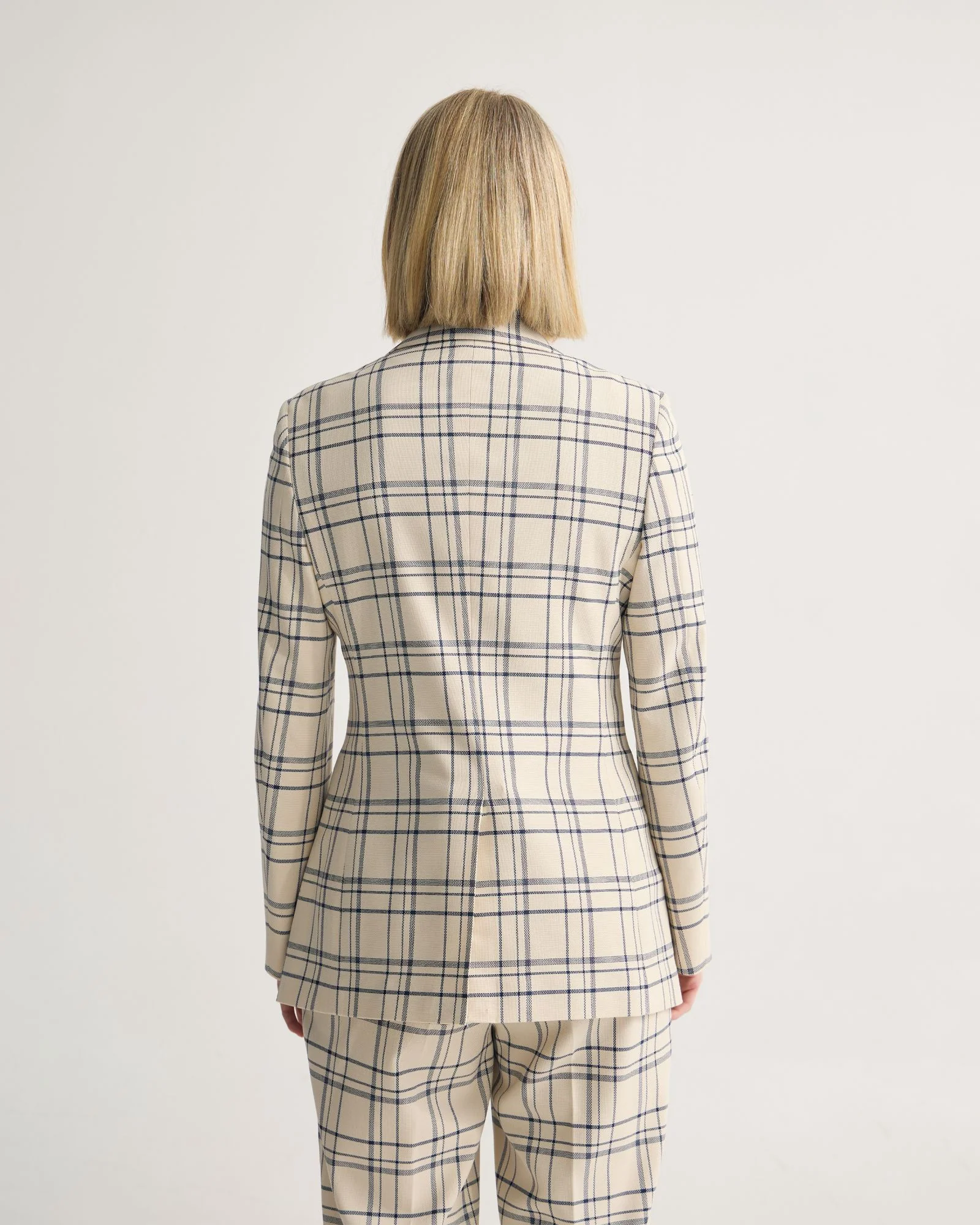Raffi Checked Suit Jacket - Image 4