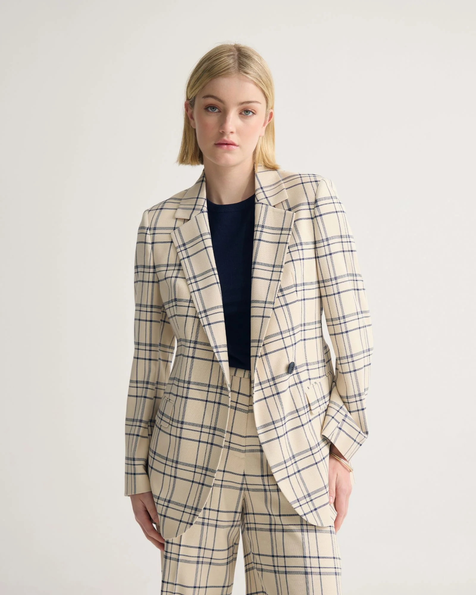 Raffi Checked Suit Jacket - Image 6