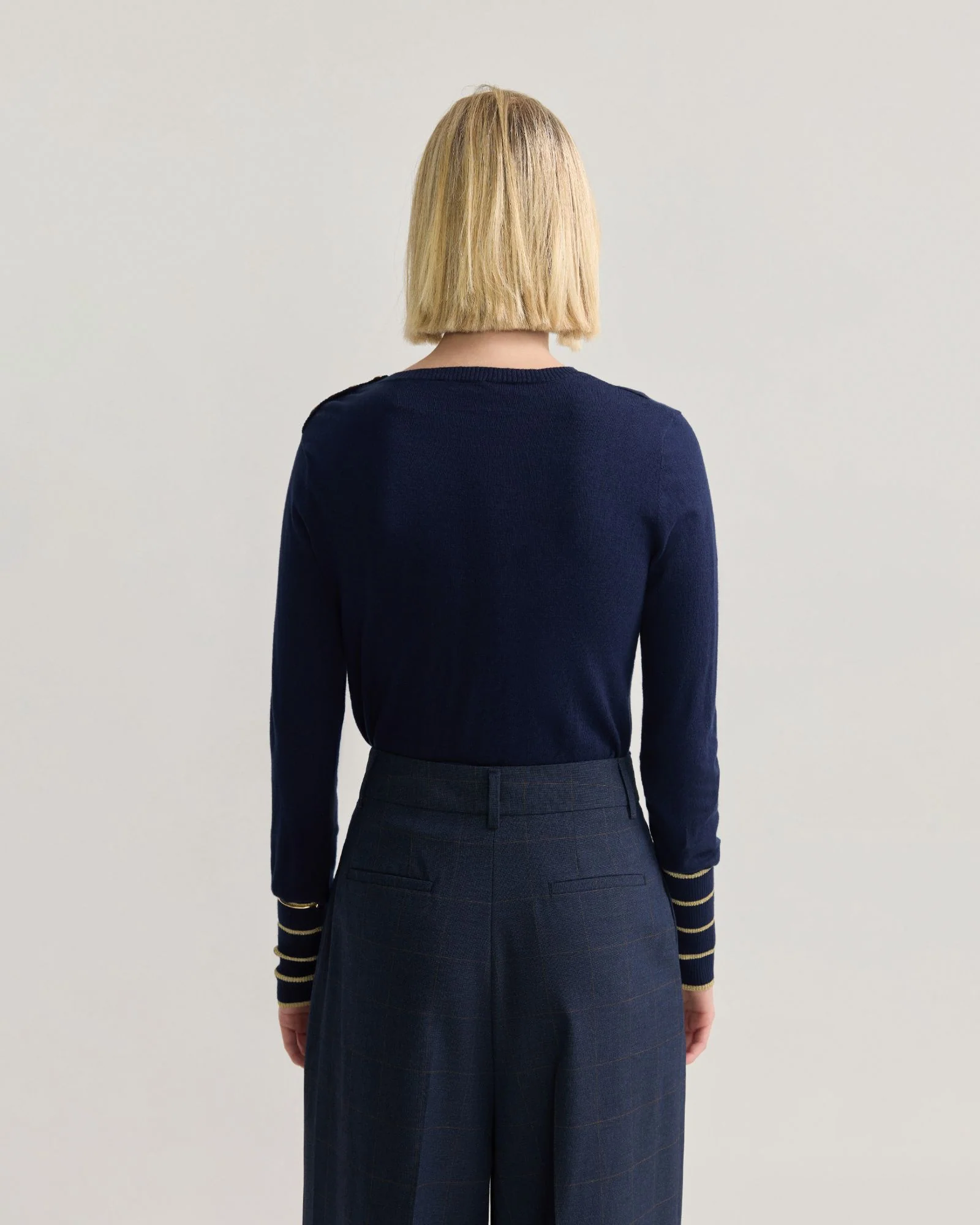 Raven Metallic Stripe Knit - Image 2