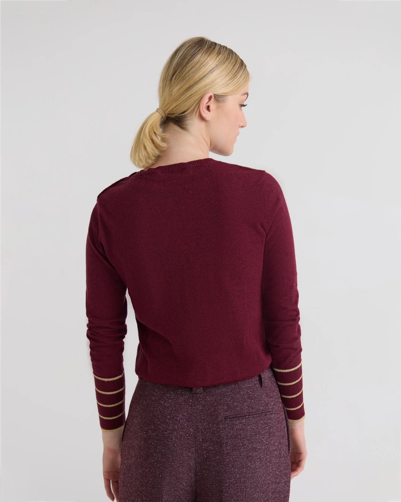 Raven Metallic Stripe Knit - Image 8