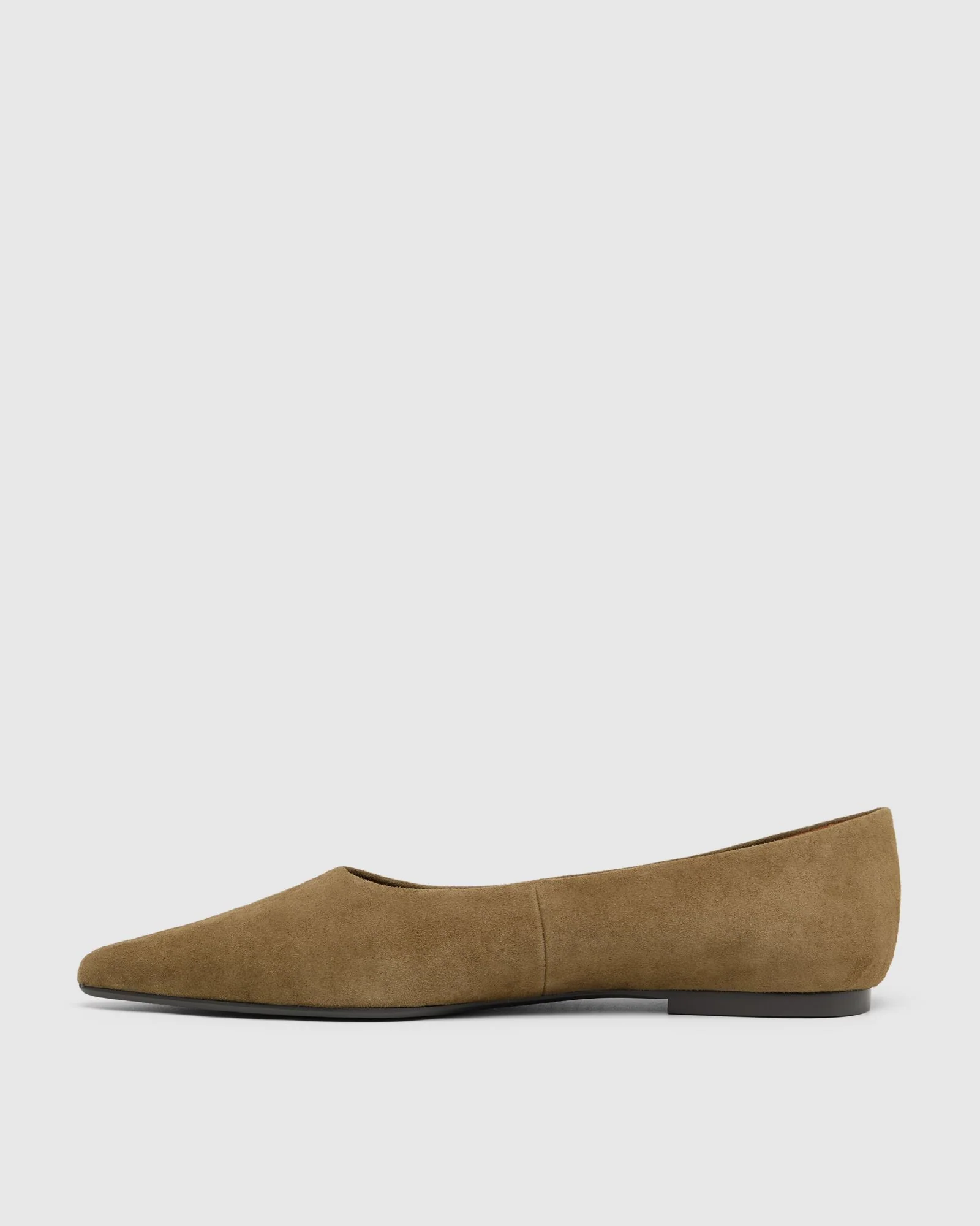 Reece Suede Pointy Flat - Image 2