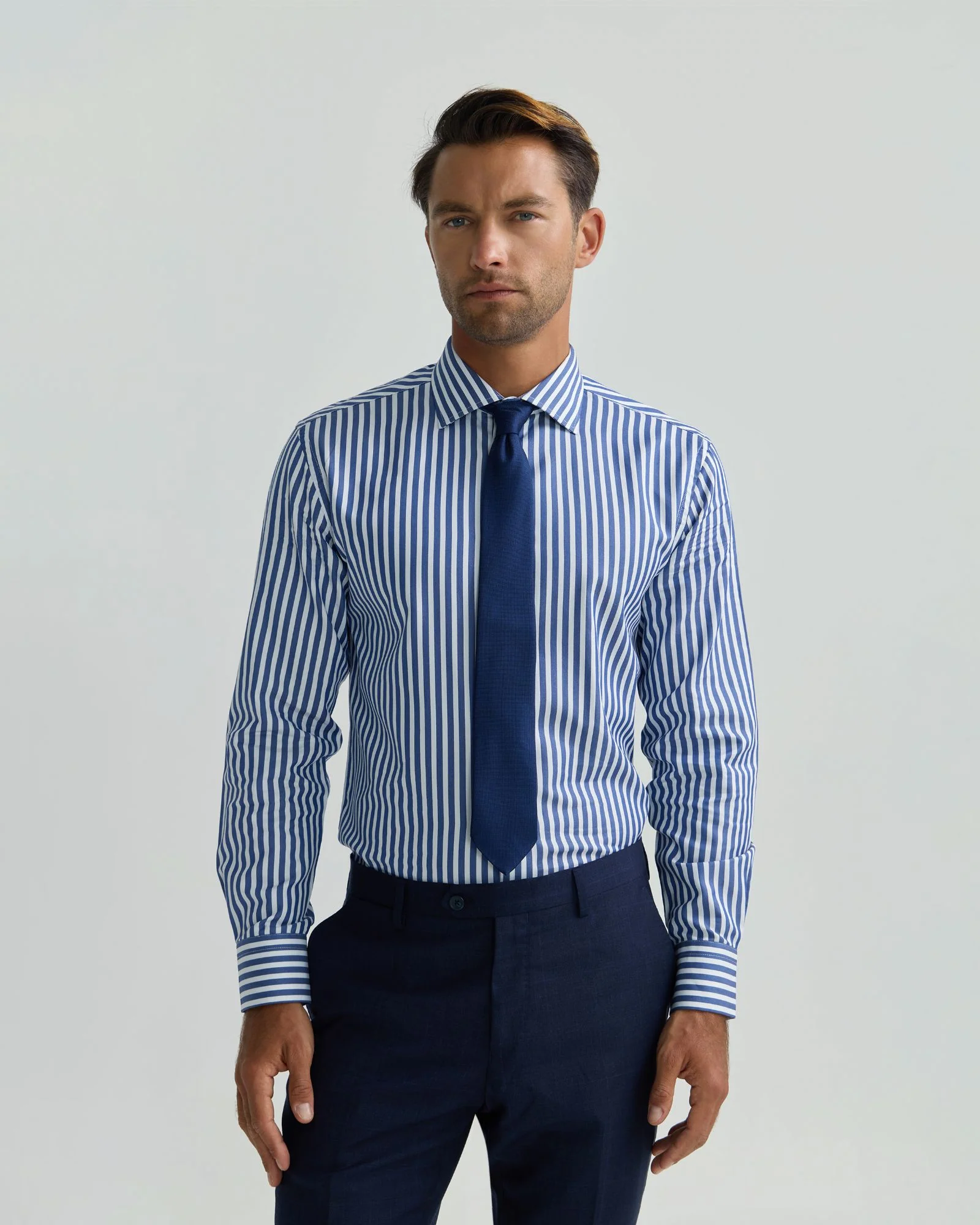 Regent Luxury Striped Shirt - Image 12
