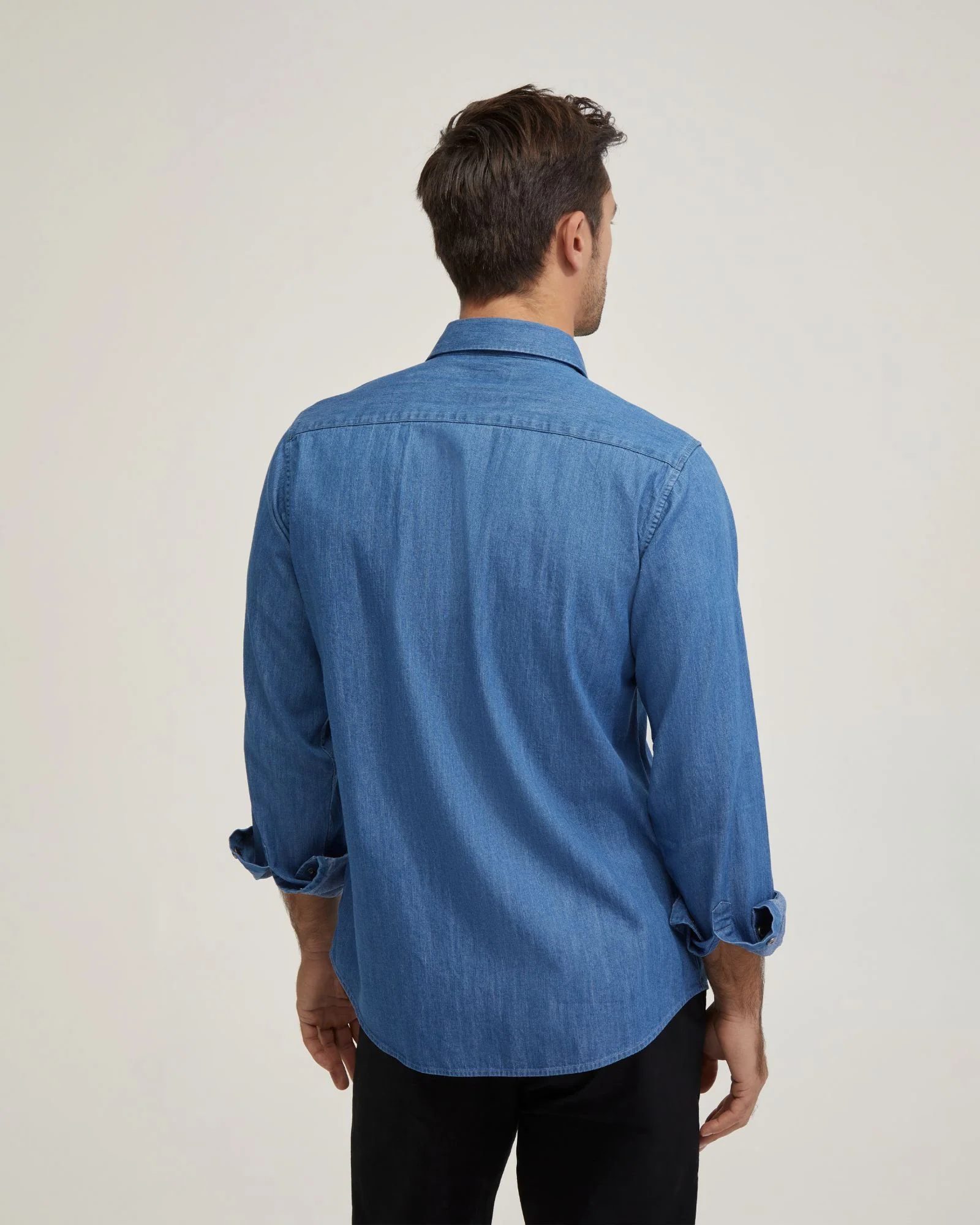 Regular Fit Denim Shirt - Image 3