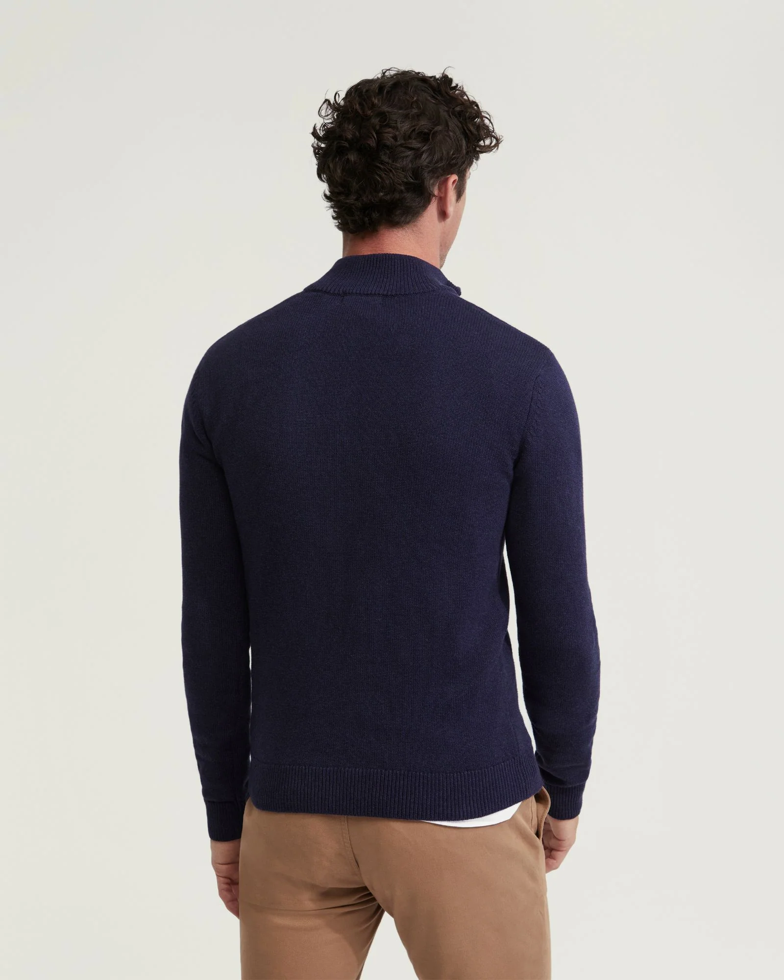 Robert Zip Neck Cotton Knit - Image 3