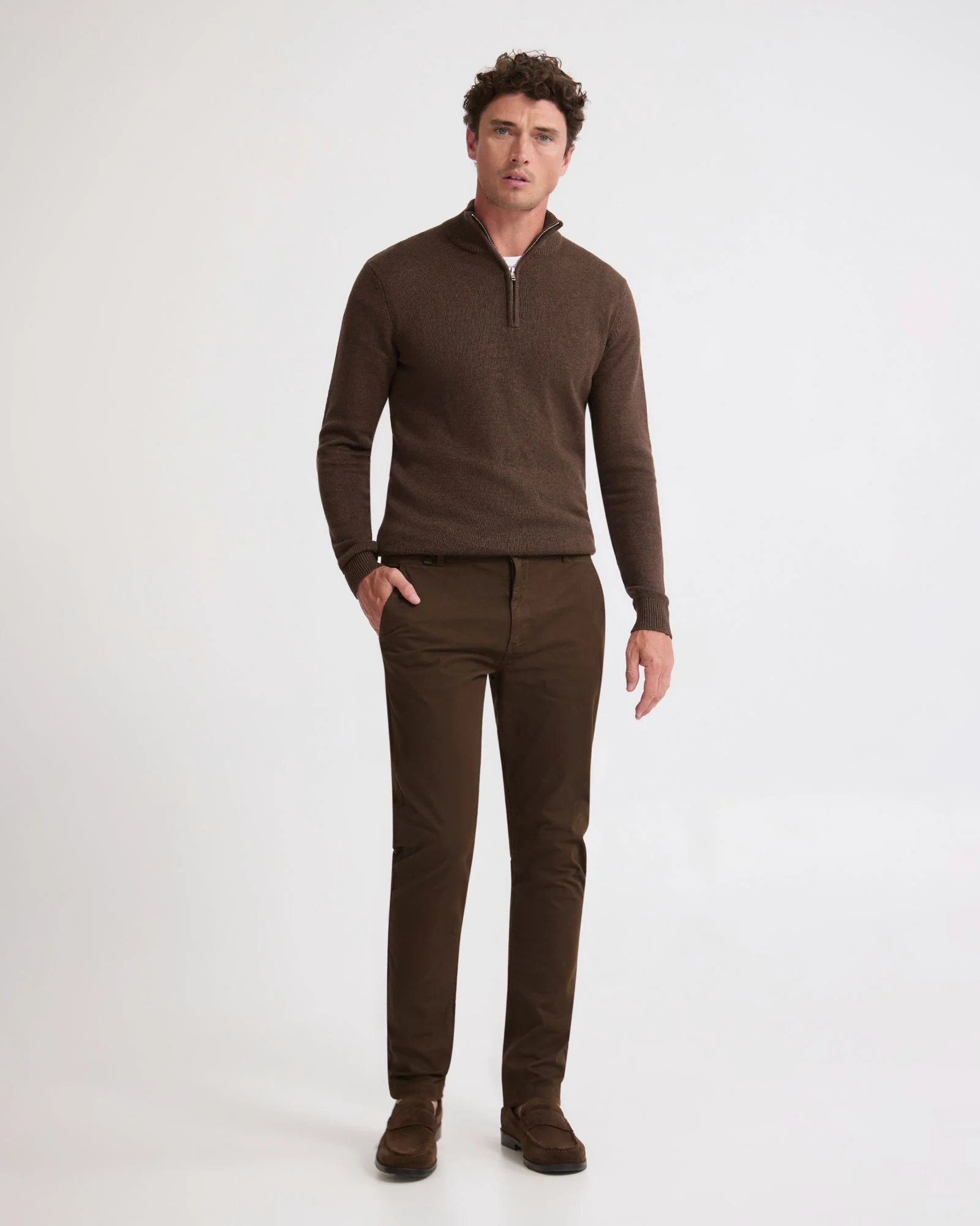 Robert Zip Neck Knit Pullover - Image 24