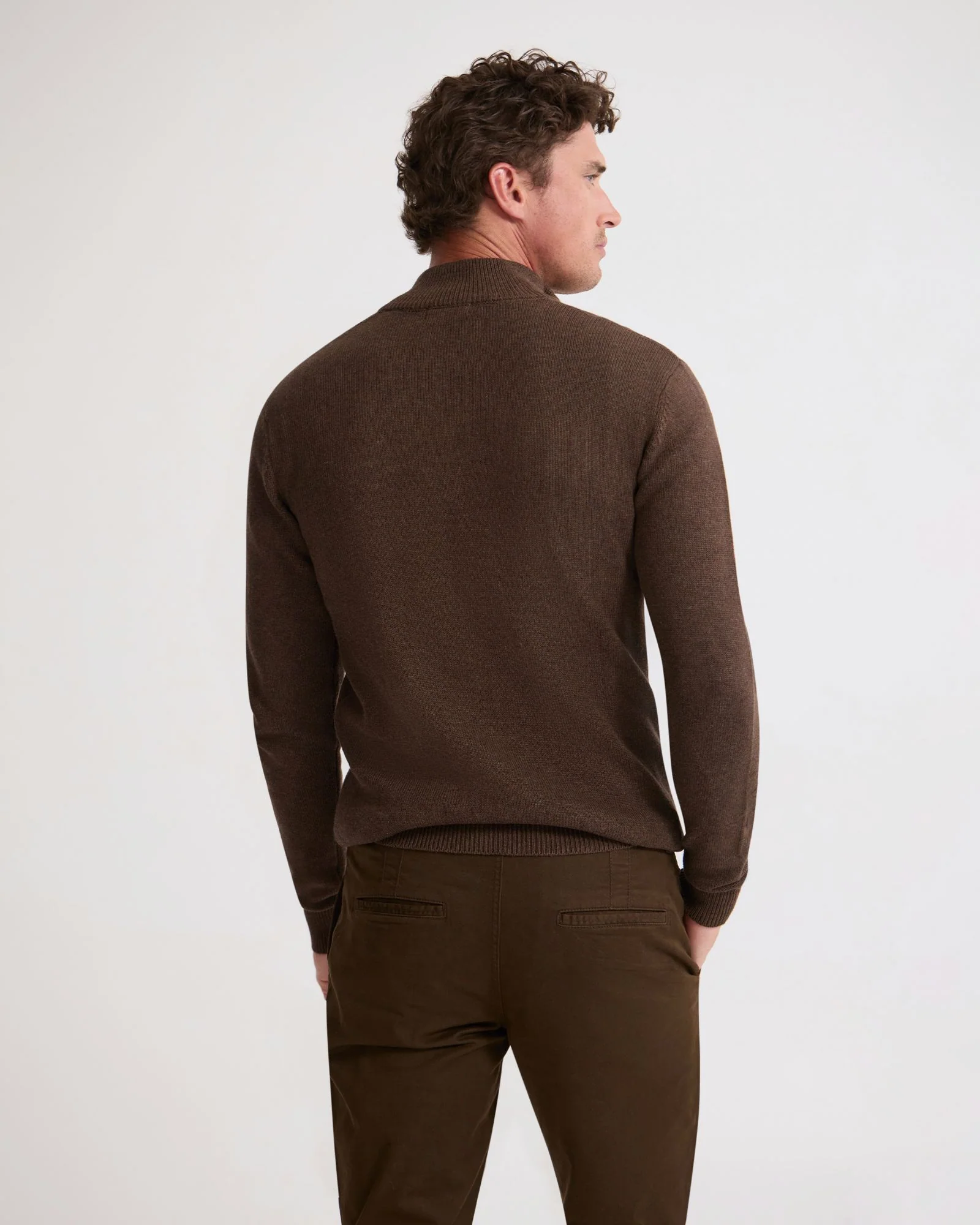 Robert Zip Neck Knit Pullover - Image 26