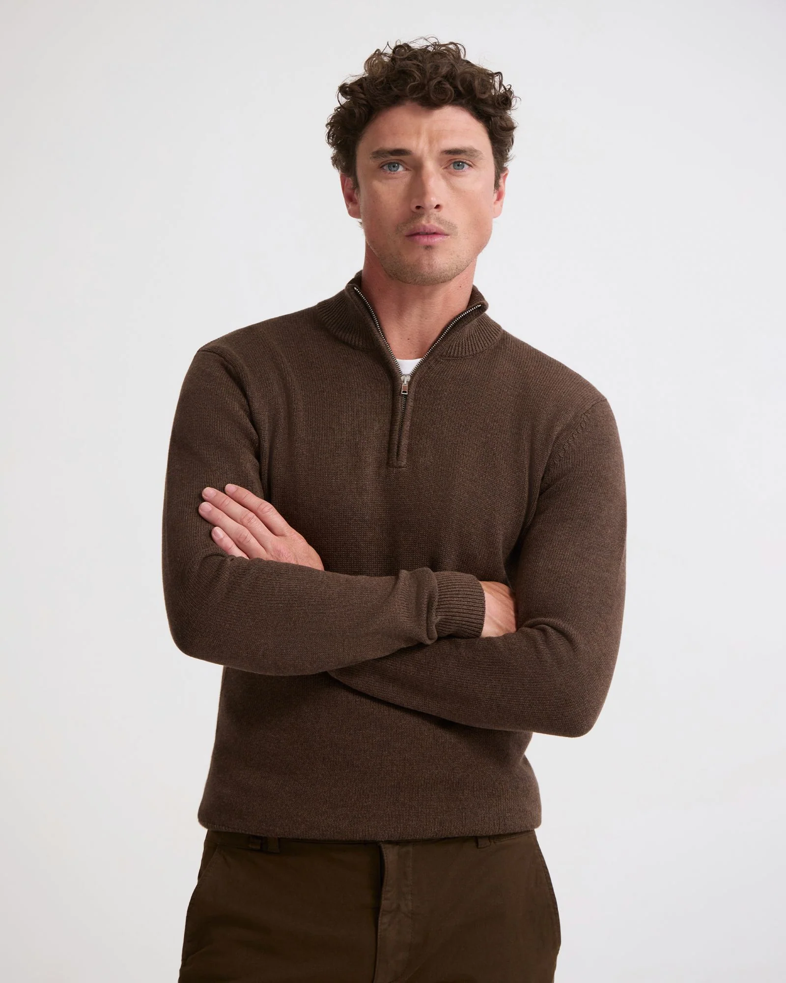 Robert Zip Neck Knit Pullover - Image 28
