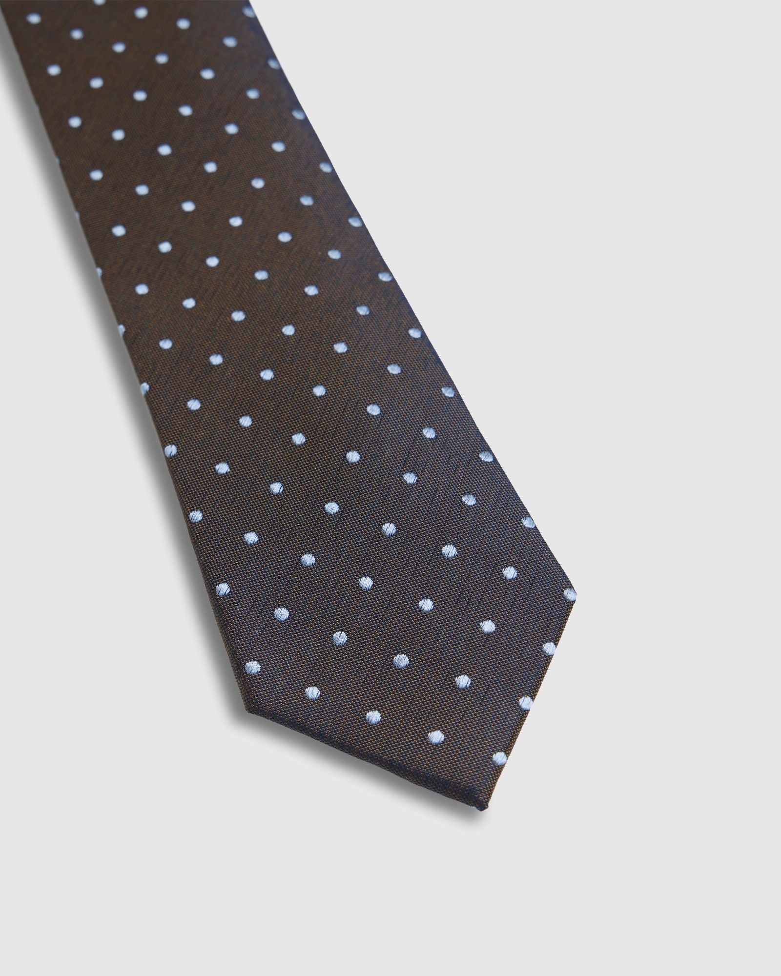 Roman Spot 7Cm Silk Tie - Image 8