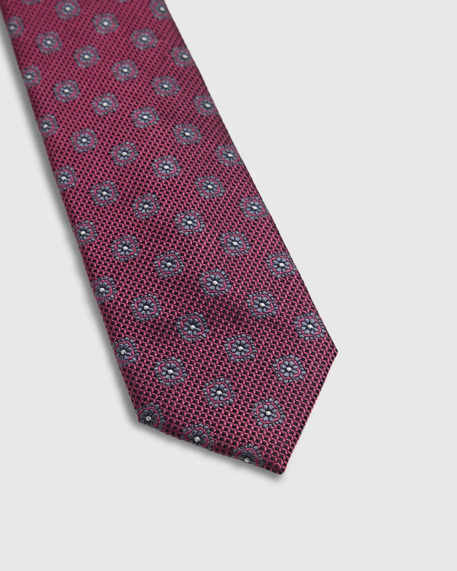 Rosetta 7Cm Silk Tie - Image 5