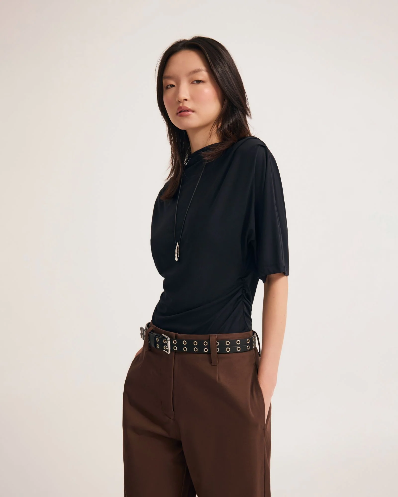 Rosie Stretch Jersey Top - Image 10